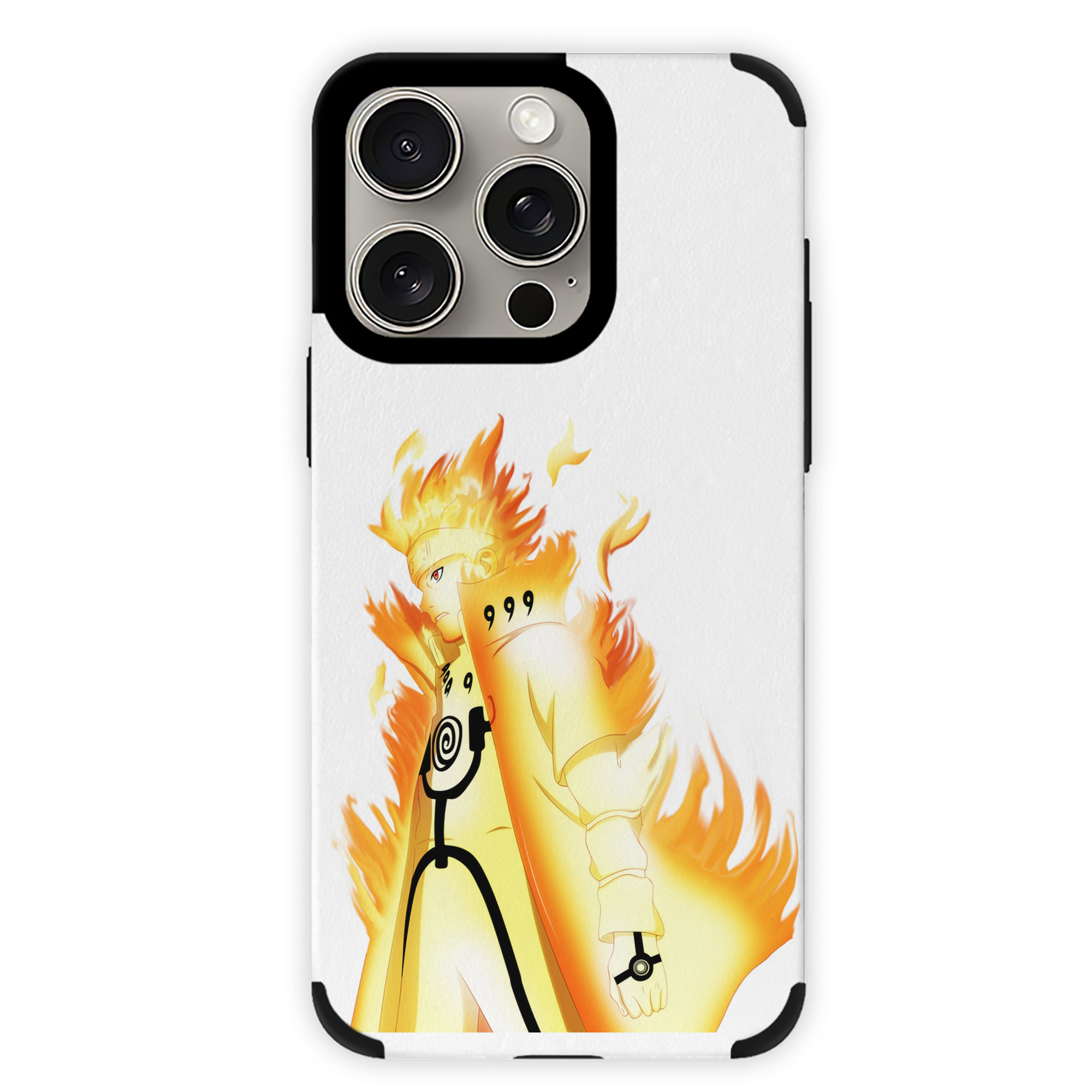 （画像用） NARUTO -ナルト- うずまき ナルト Uzumaki Naruto 【iPhone15ProMax対応】 PUレザー スマホケース 耐衝撃＆黄変防止