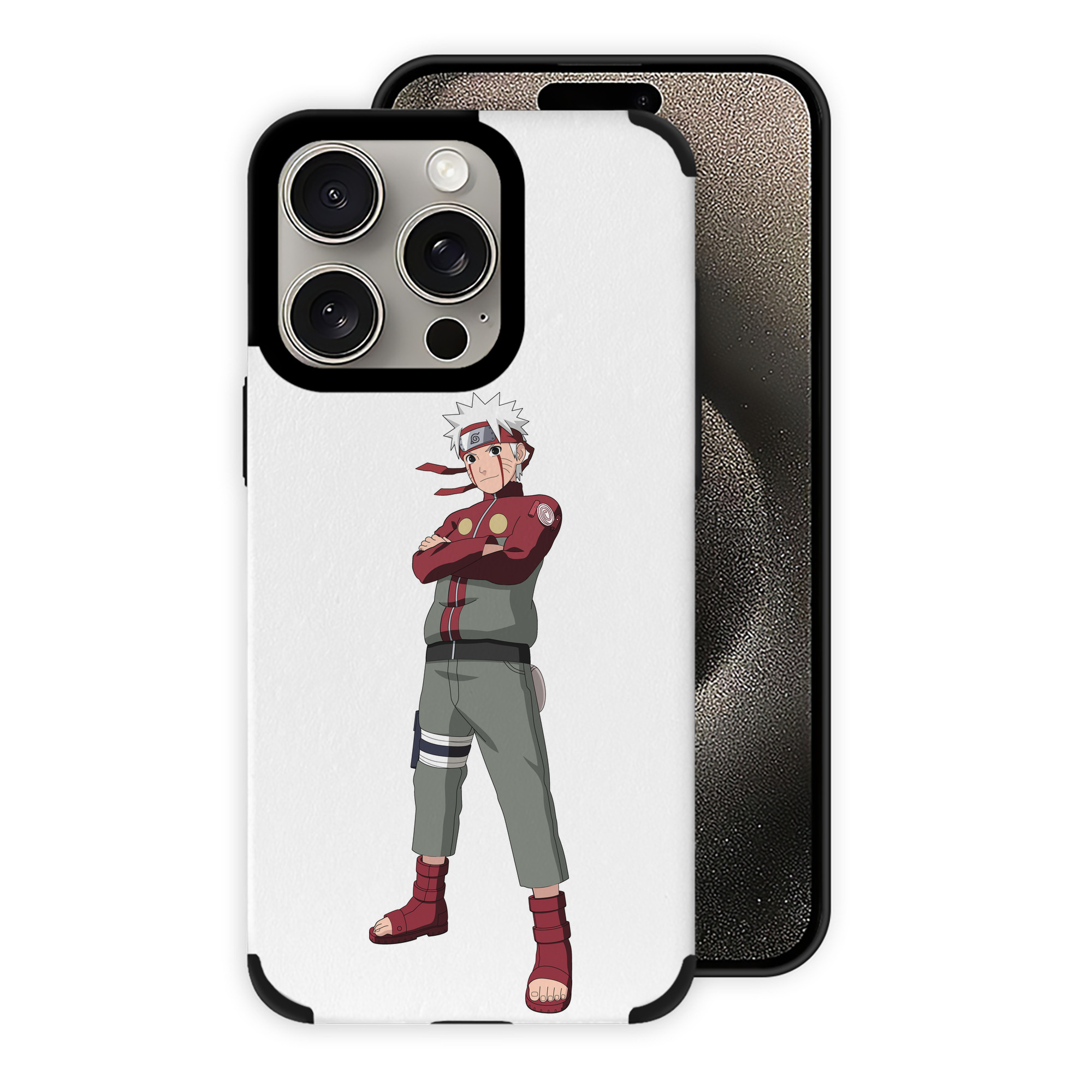 （画像用） NARUTO -ナルト- うずまき ナルト Uzumaki Naruto 【iPhone15ProMax対応】 PUレザー スマホケース 耐衝撃＆黄変防止