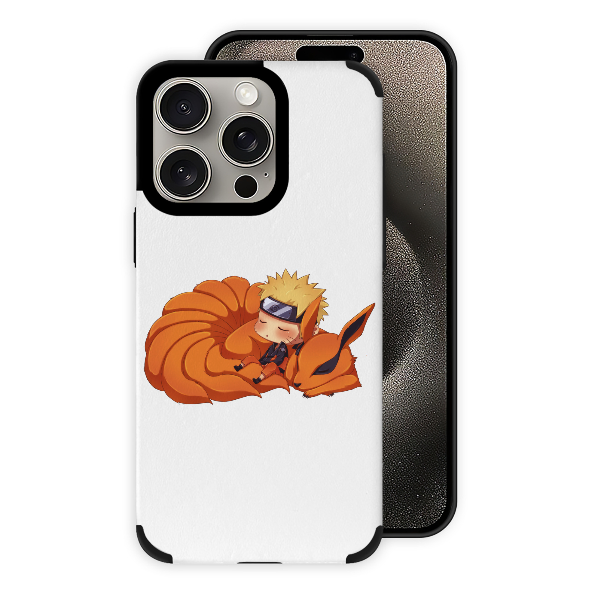 （画像用） NARUTO -ナルト- うずまき ナルト Uzumaki Naruto 【iPhone15ProMax対応】 PUレザー スマホケース 耐衝撃＆黄変防止