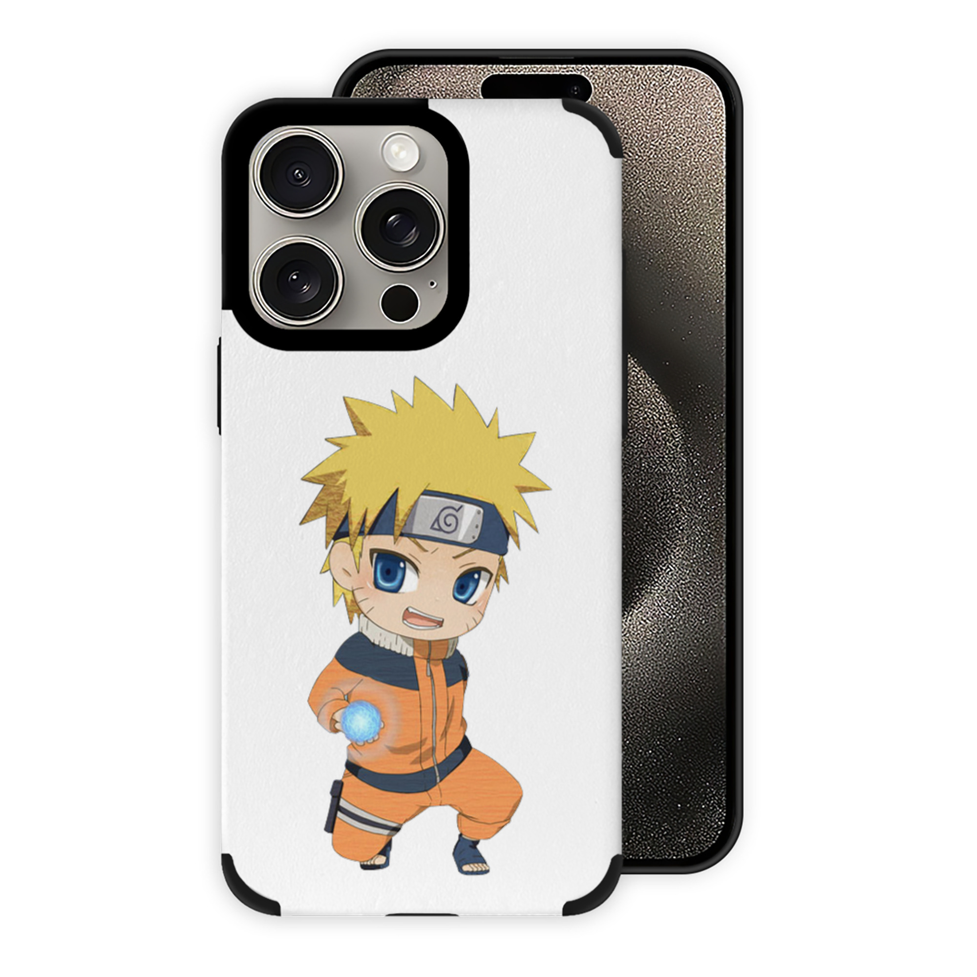 （画像用） NARUTO -ナルト- うずまき ナルト Uzumaki Naruto 【iPhone15ProMax対応】 PUレザー スマホケース 耐衝撃＆黄変防止