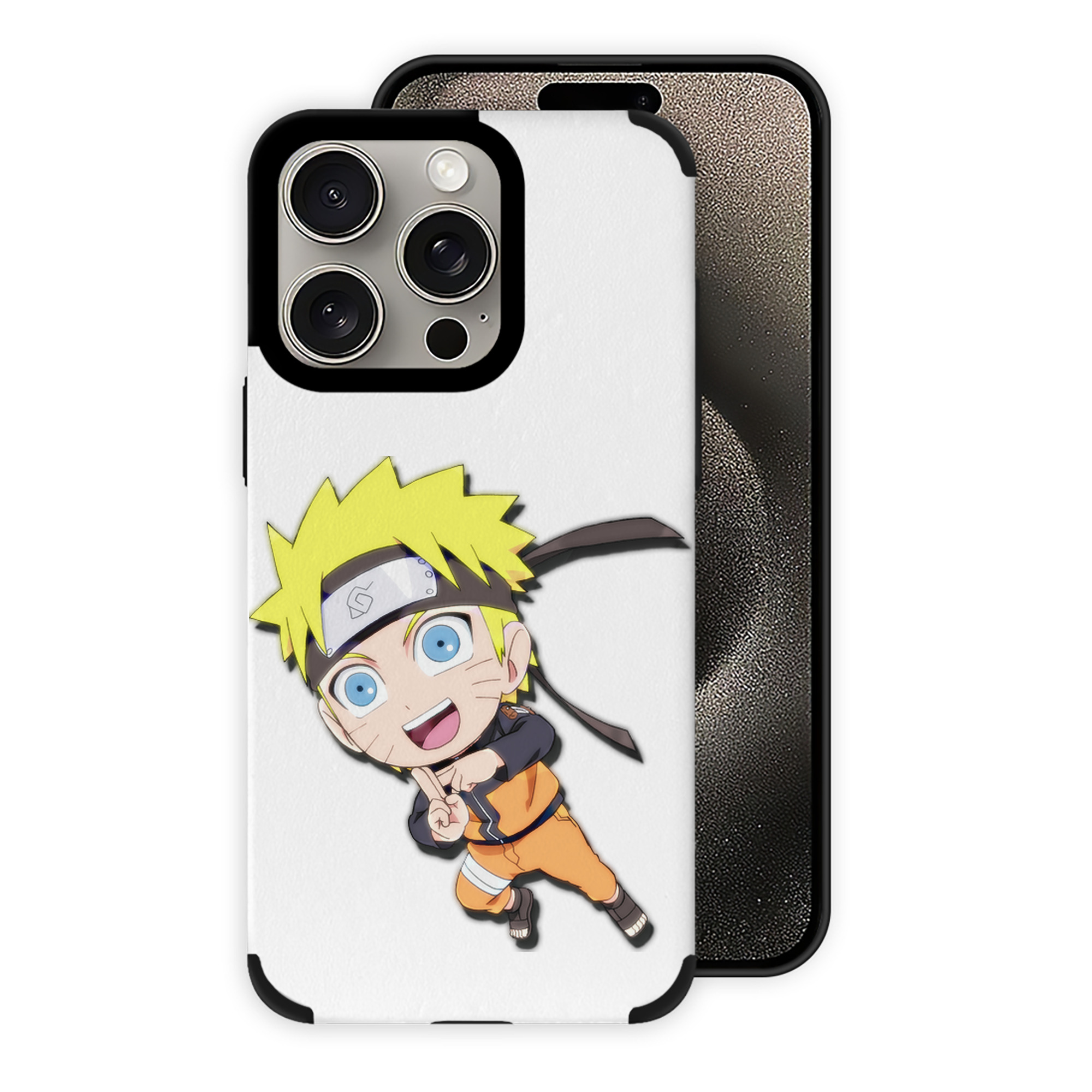 （画像用） NARUTO -ナルト- うずまき ナルト Uzumaki Naruto 【iPhone15ProMax対応】 PUレザー スマホケース 耐衝撃＆黄変防止