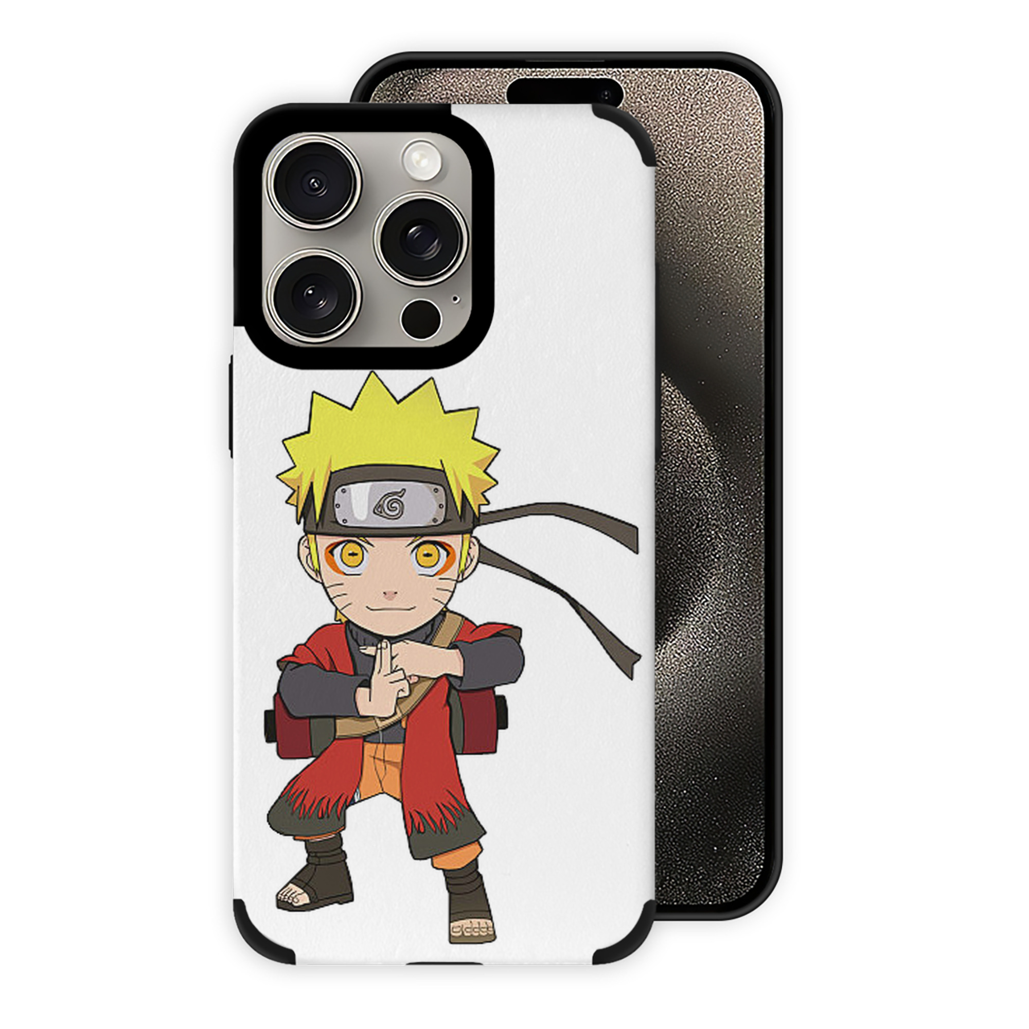 （画像用） NARUTO -ナルト- うずまき ナルト Uzumaki Naruto 【iPhone15ProMax対応】 PUレザー スマホケース 耐衝撃＆黄変防止