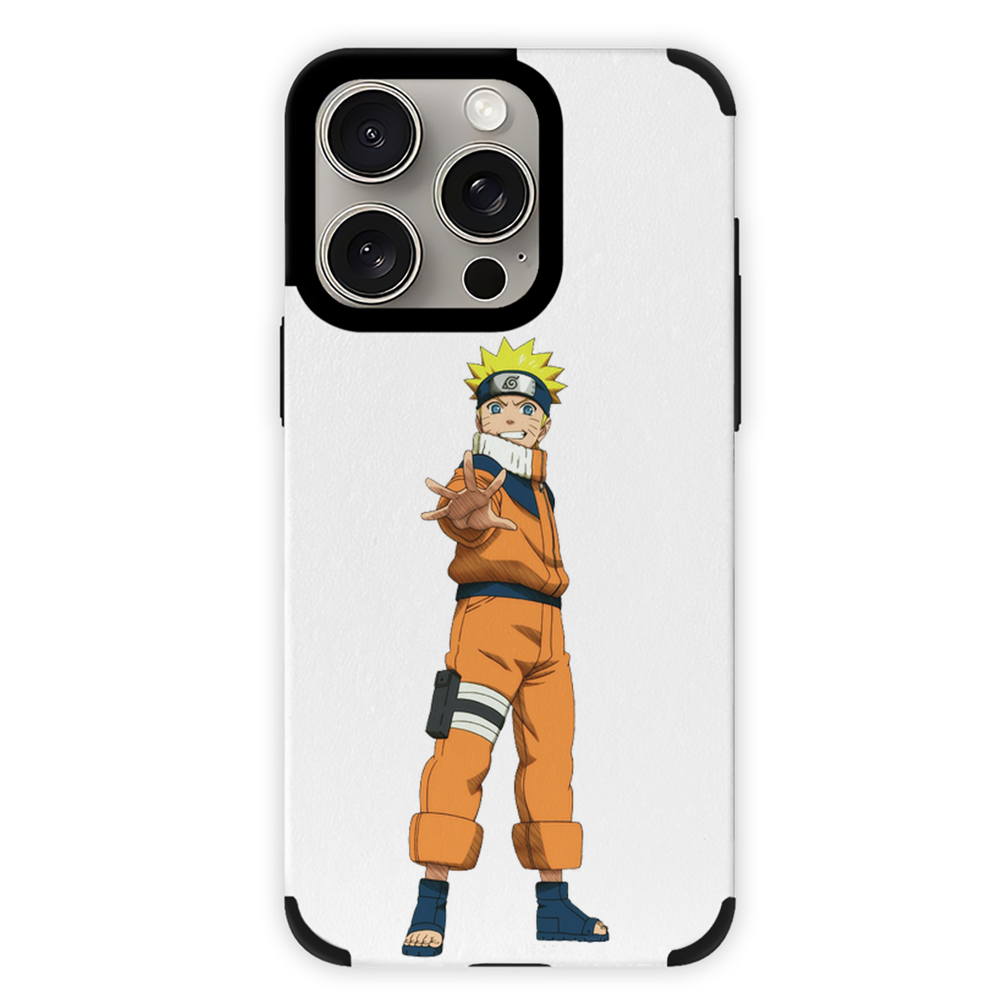 （画像用） NARUTO -ナルト- うずまき ナルト Uzumaki Naruto 【iPhone15ProMax対応】 PUレザー スマホケース 耐衝撃＆黄変防止