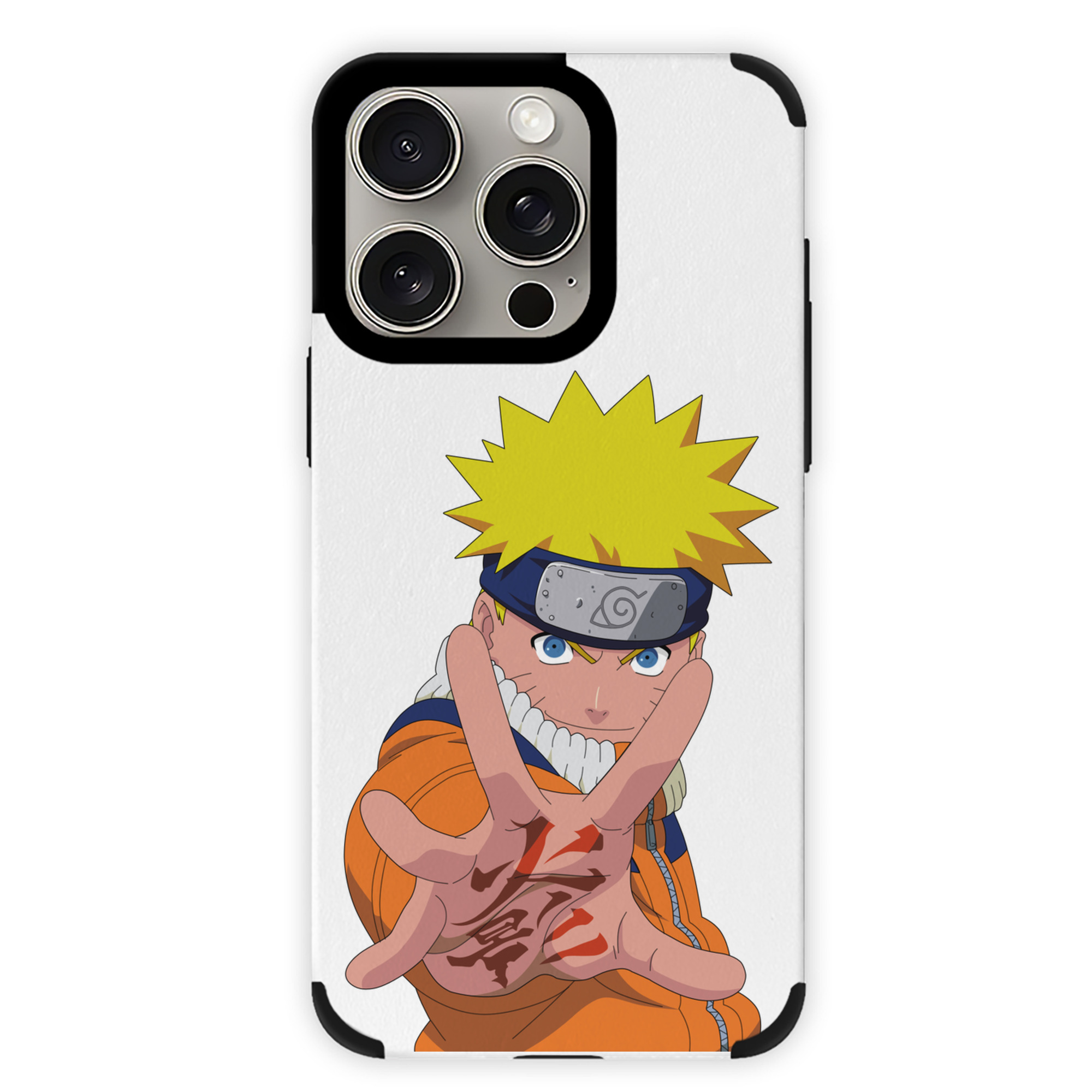 （画像用） NARUTO -ナルト- うずまき ナルト Uzumaki Naruto 【iPhone15ProMax対応】 PUレザー スマホケース 耐衝撃＆黄変防止