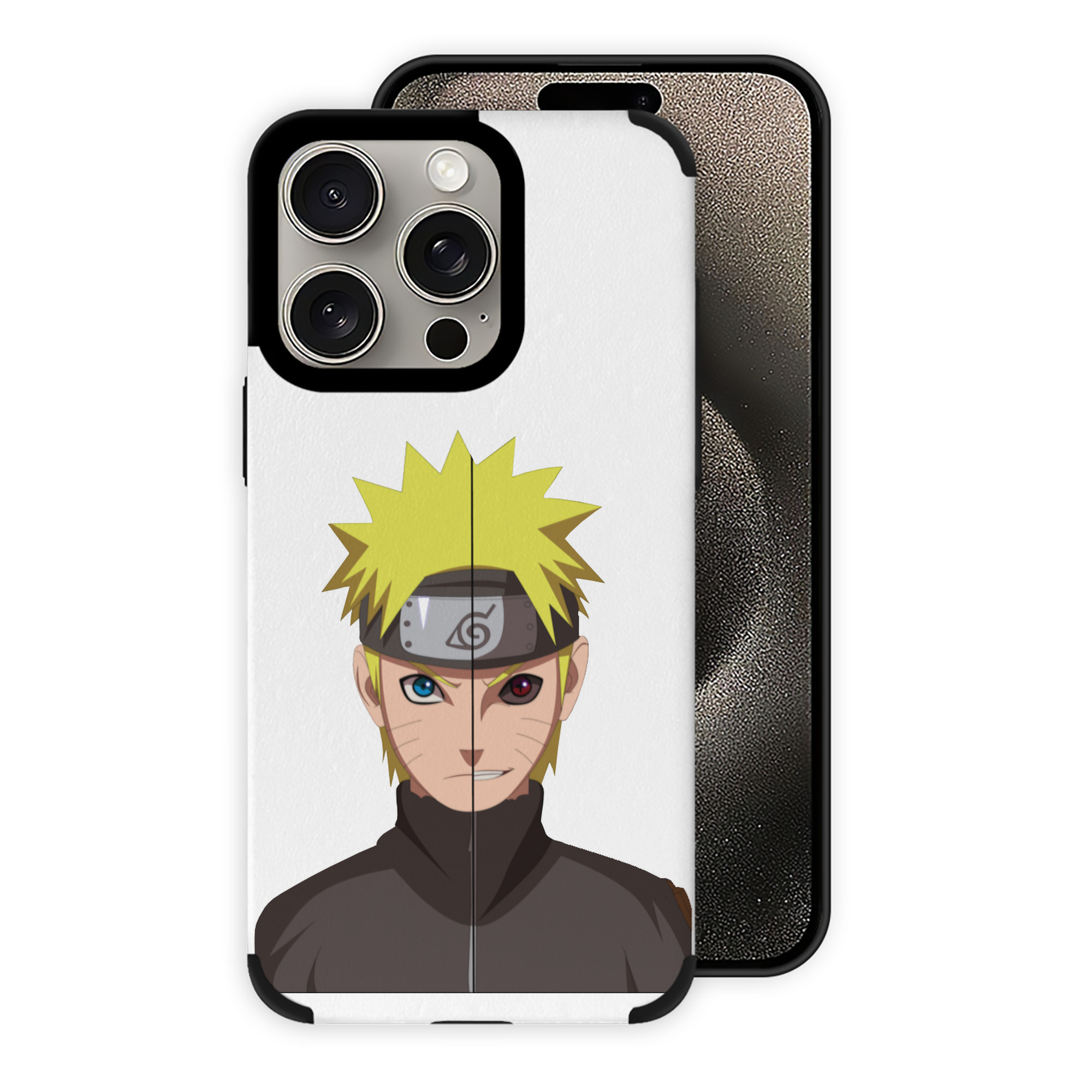 （画像用） NARUTO -ナルト- うずまき ナルト Uzumaki Naruto 【iPhone15ProMax対応】 PUレザー スマホケース 耐衝撃＆黄変防止