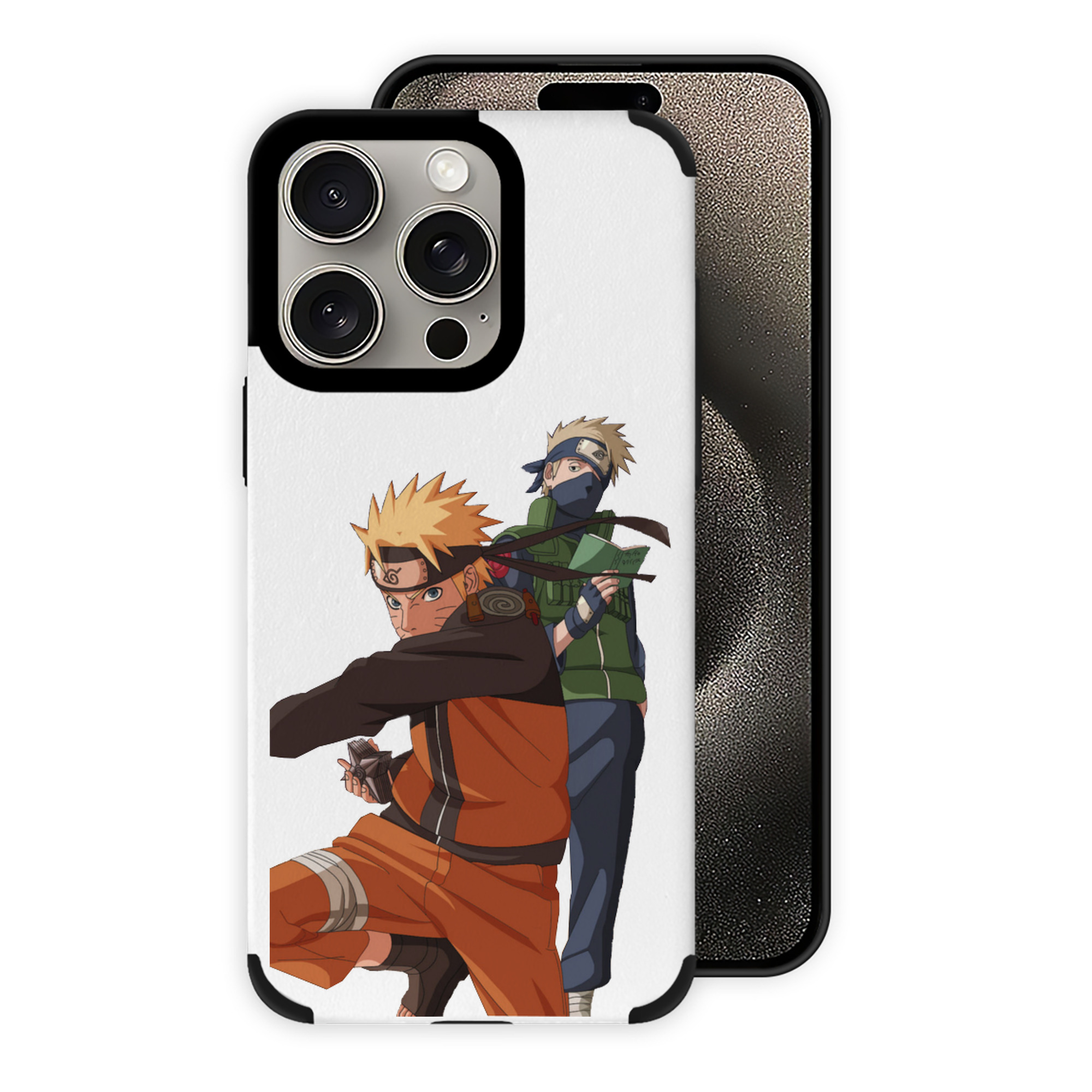 （画像用） NARUTO -ナルト- うずまき ナルト Uzumaki Naruto 【iPhone15ProMax対応】 PUレザー スマホケース 耐衝撃＆黄変防止