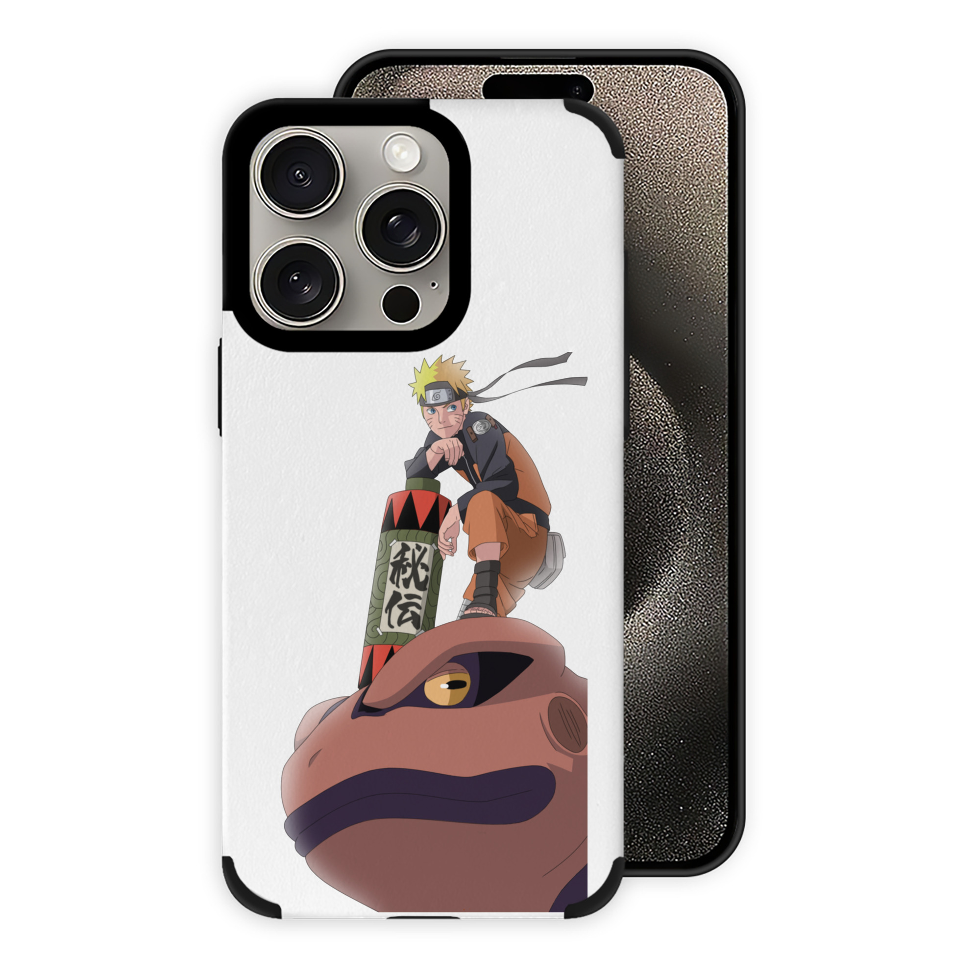 （画像用） NARUTO -ナルト- うずまき ナルト Uzumaki Naruto 【iPhone15ProMax対応】 PUレザー スマホケース 耐衝撃＆黄変防止