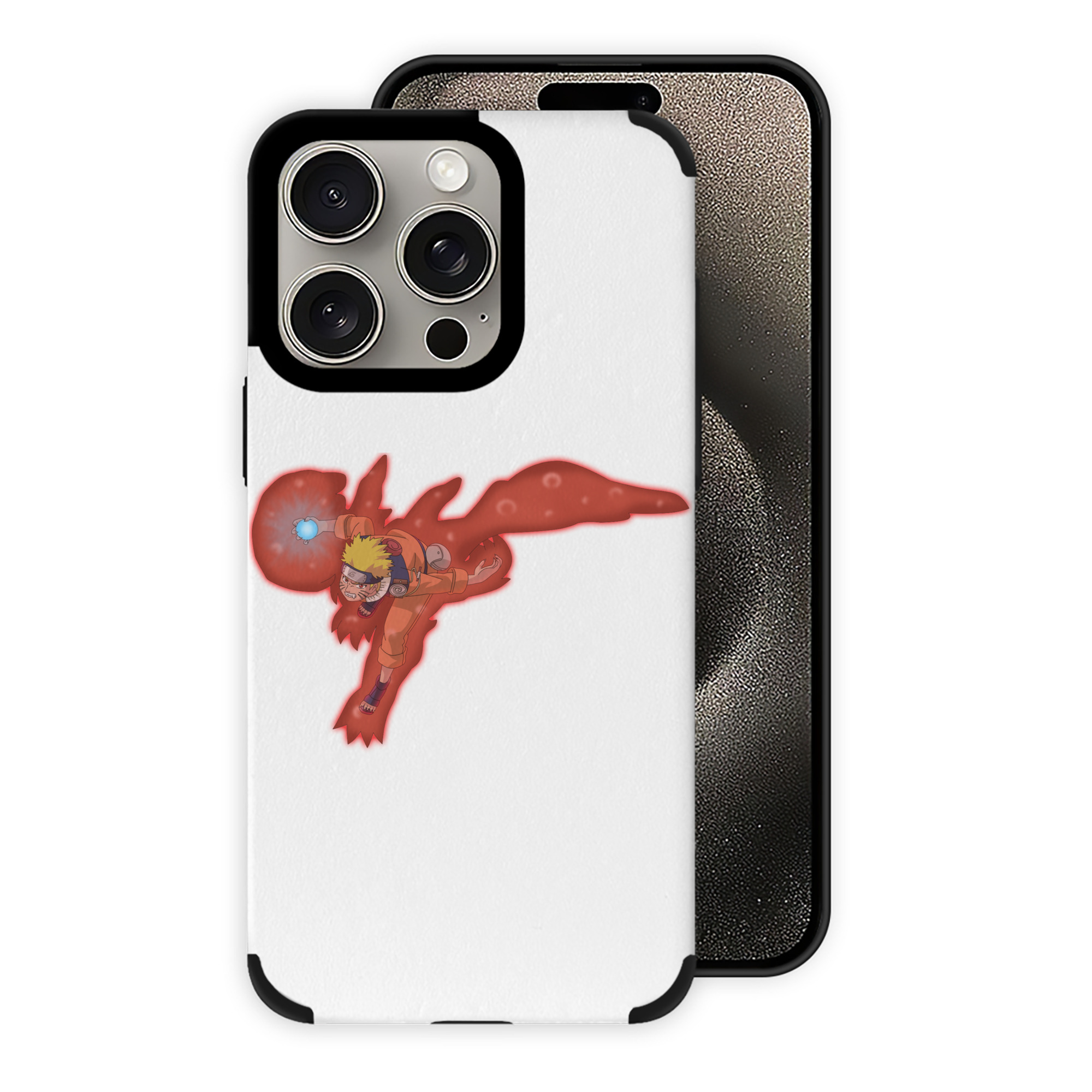 （画像用） NARUTO -ナルト- うずまき ナルト Uzumaki Naruto 【iPhone15ProMax対応】 PUレザー スマホケース 耐衝撃＆黄変防止