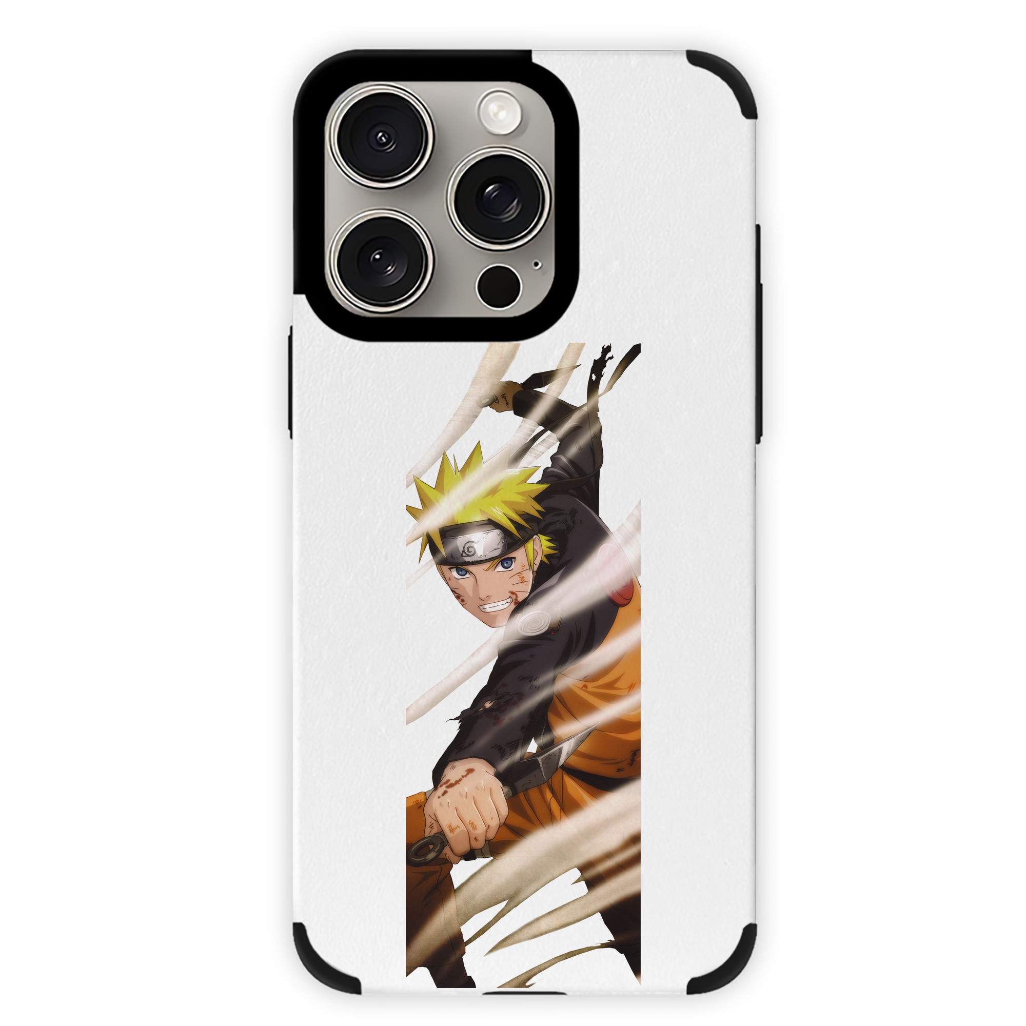 （画像用） NARUTO -ナルト- うずまき ナルト Uzumaki Naruto 【iPhone15ProMax対応】 PUレザー スマホケース 耐衝撃＆黄変防止
