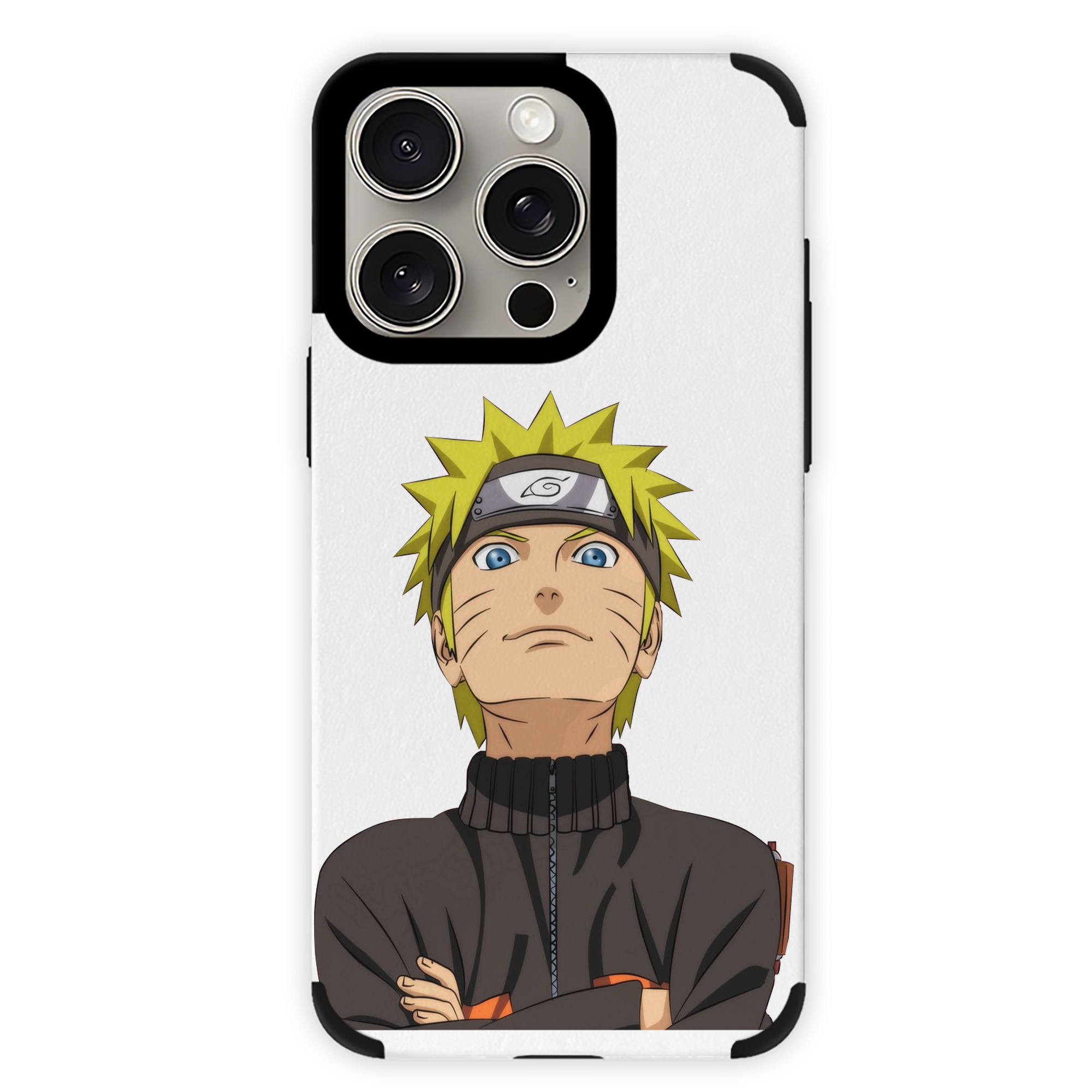 （画像用） NARUTO -ナルト- うずまき ナルト Uzumaki Naruto 【iPhone15ProMax対応】 PUレザー スマホケース 耐衝撃＆黄変防止