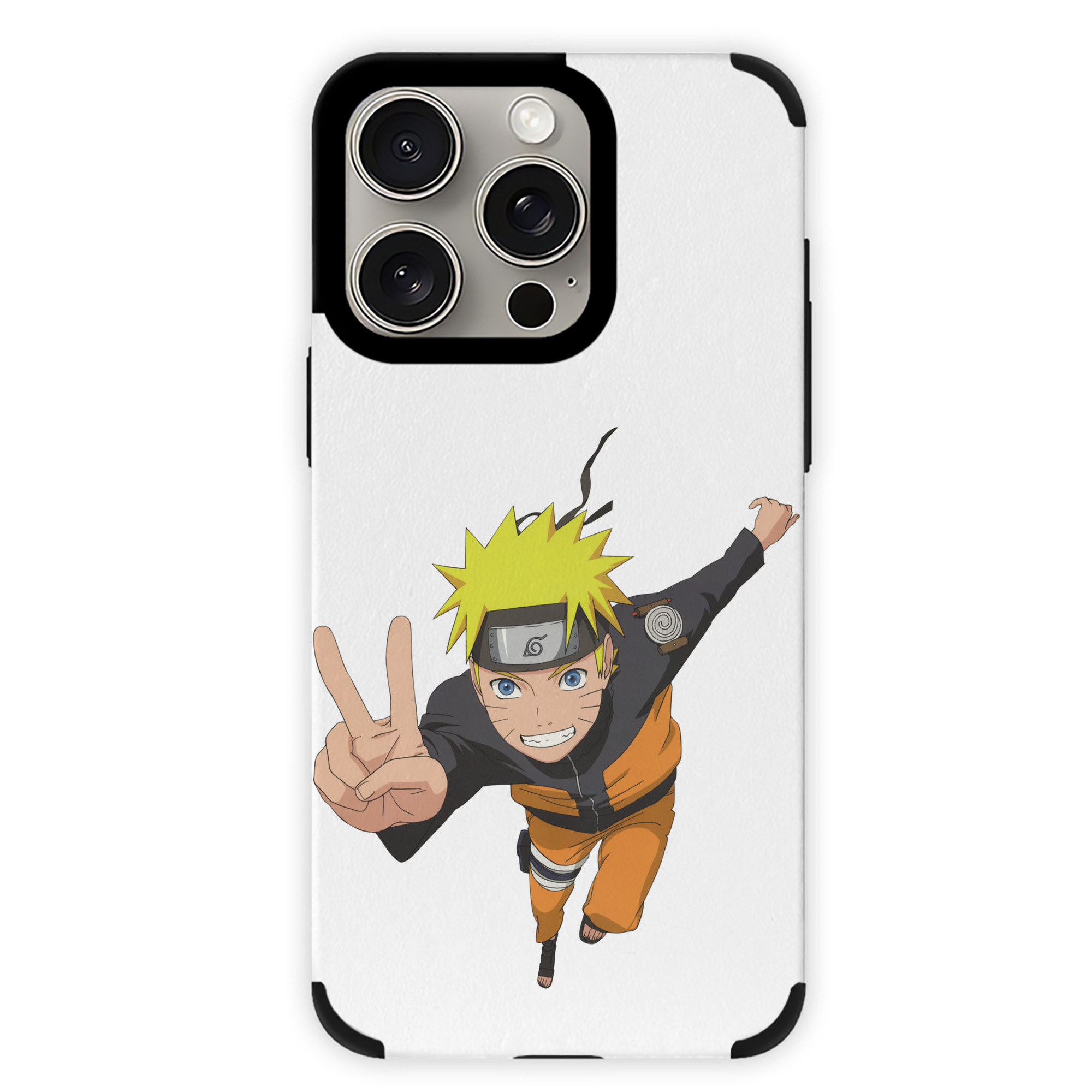 （画像用） NARUTO -ナルト- うずまき ナルト Uzumaki Naruto 【iPhone15ProMax対応】 PUレザー スマホケース 耐衝撃＆黄変防止