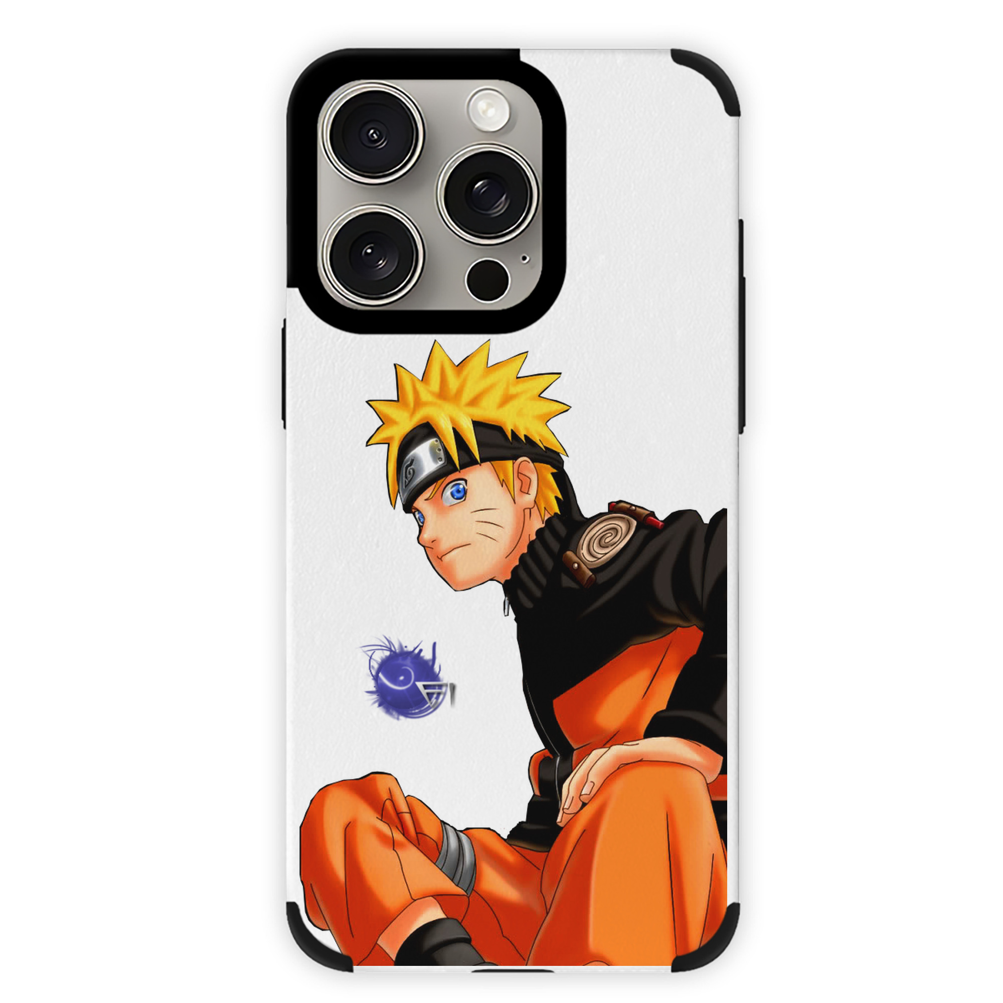 （画像用） NARUTO -ナルト- うずまき ナルト Uzumaki Naruto 【iPhone15ProMax対応】 PUレザー スマホケース 耐衝撃＆黄変防止