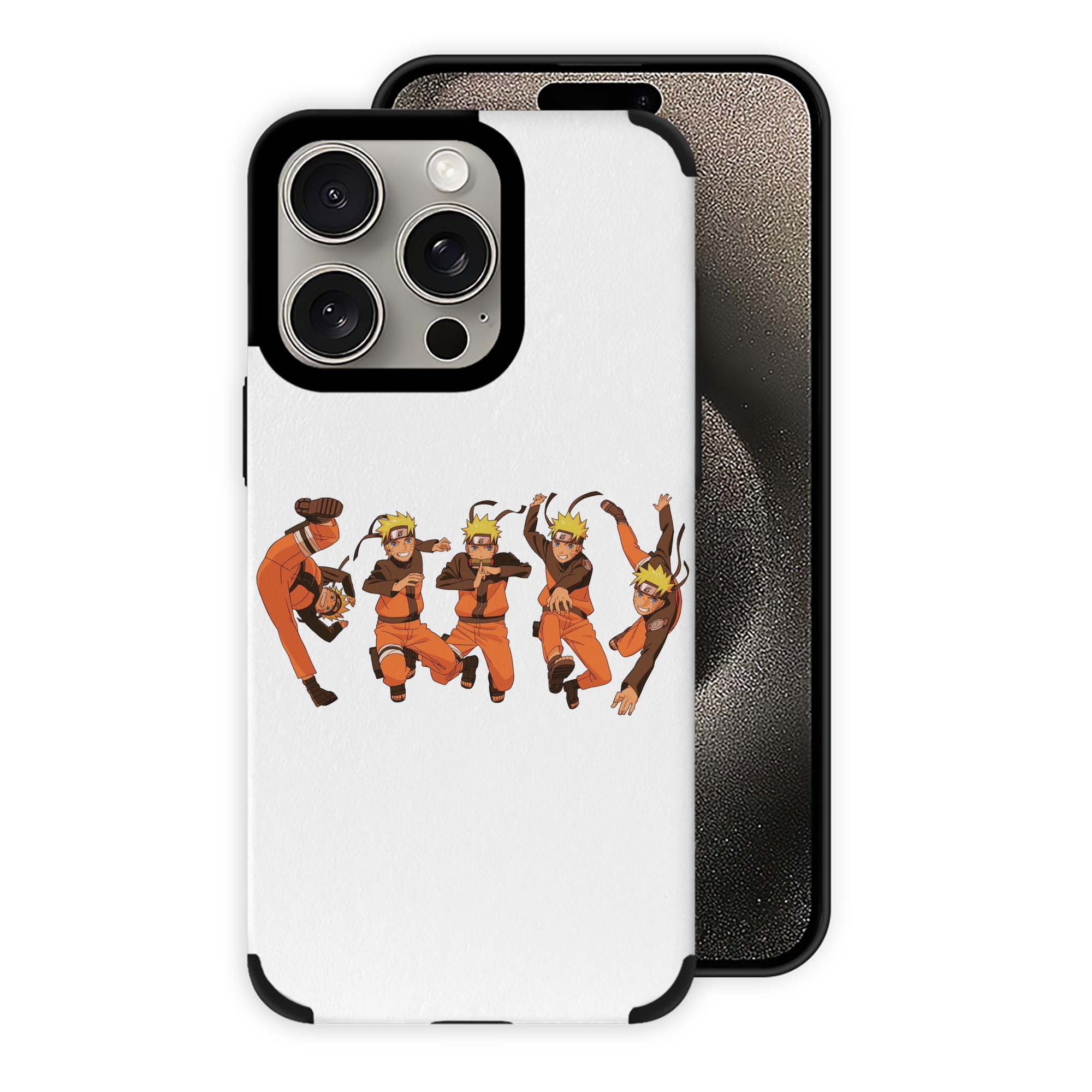 （画像用） NARUTO -ナルト- うずまき ナルト Uzumaki Naruto 【iPhone15ProMax対応】 PUレザー スマホケース 耐衝撃＆黄変防止