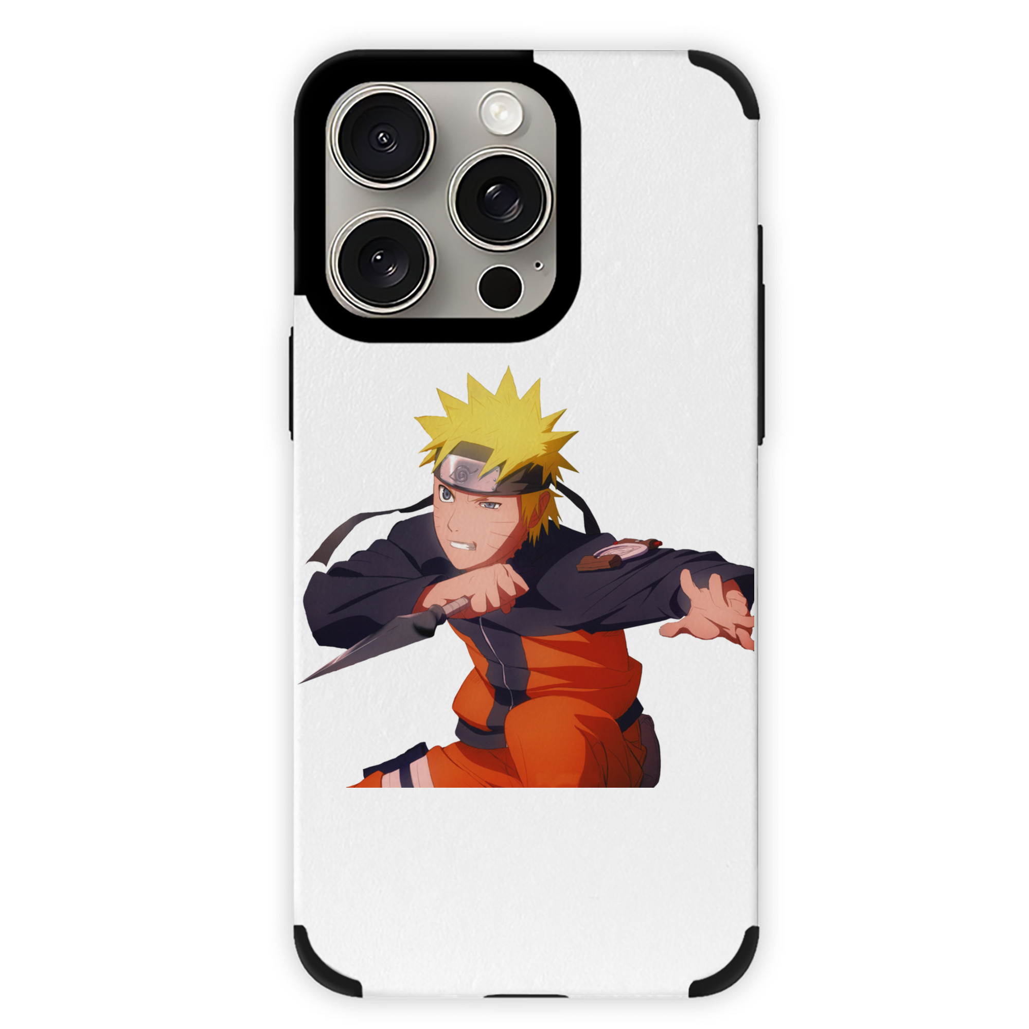 （画像用） NARUTO -ナルト- うずまき ナルト Uzumaki Naruto 【iPhone15ProMax対応】 PUレザー スマホケース 耐衝撃＆黄変防止