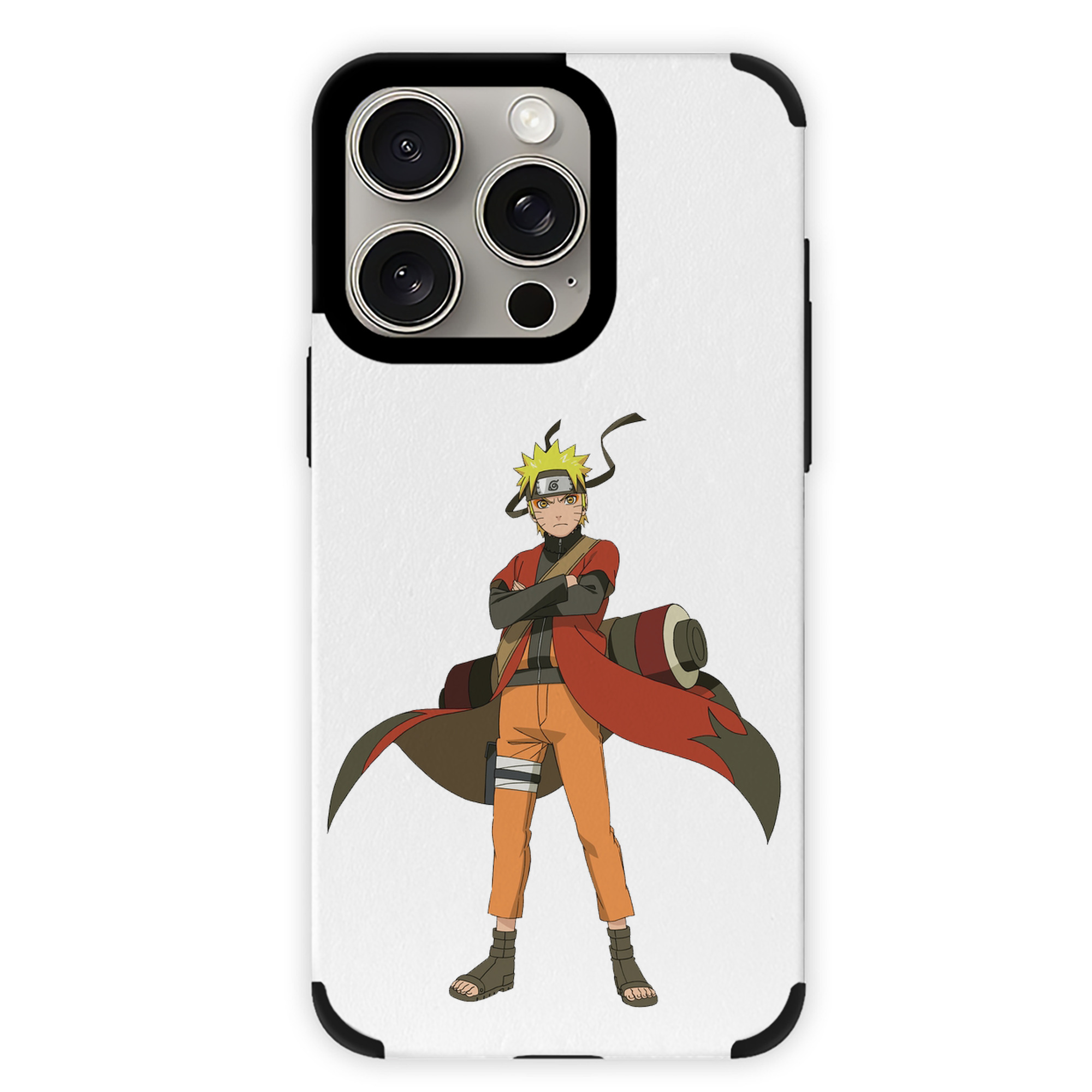 （画像用） NARUTO -ナルト- うずまき ナルト Uzumaki Naruto 【iPhone15ProMax対応】 PUレザー スマホケース 耐衝撃＆黄変防止
