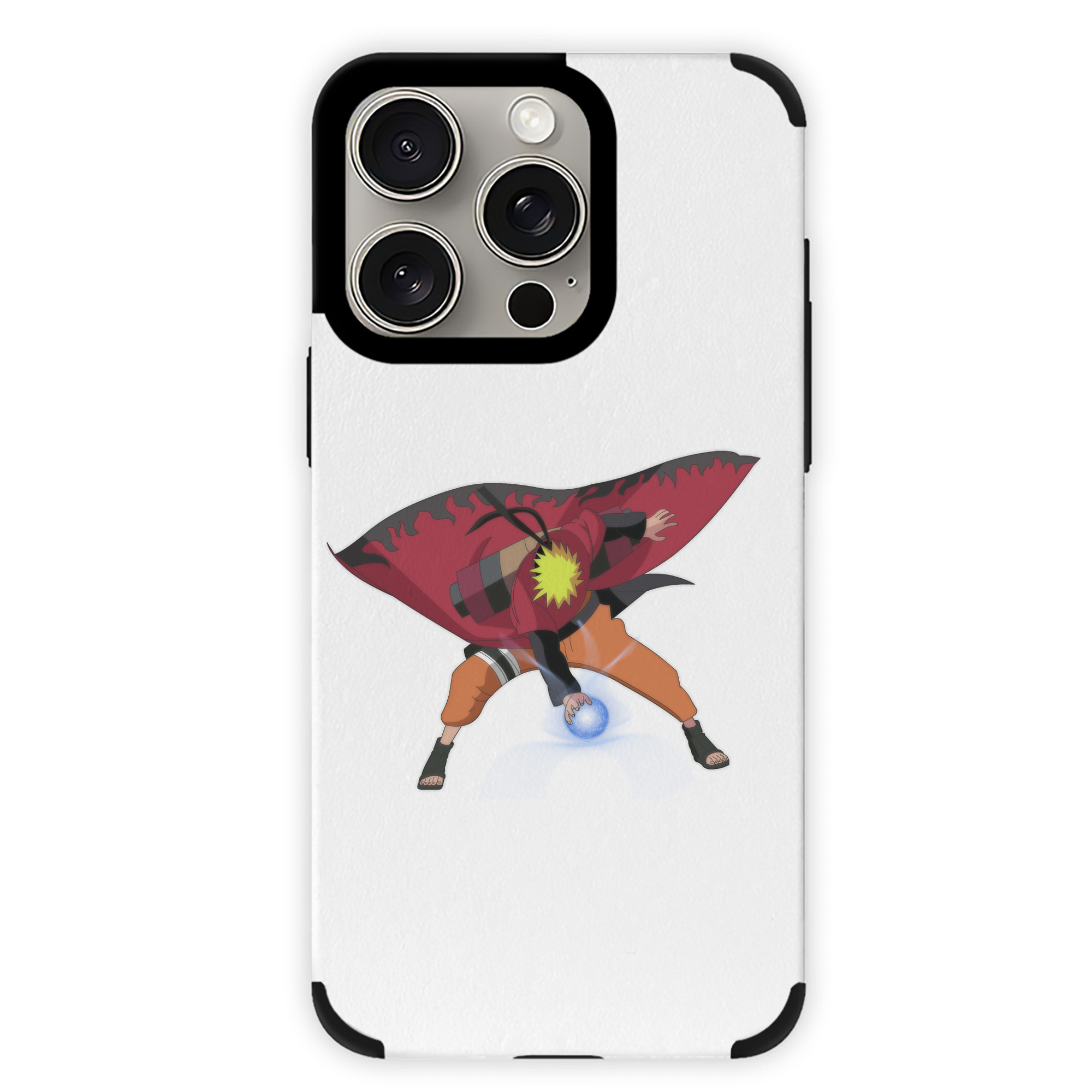 （画像用） NARUTO -ナルト- うずまき ナルト Uzumaki Naruto 【iPhone15ProMax対応】 PUレザー スマホケース 耐衝撃＆黄変防止