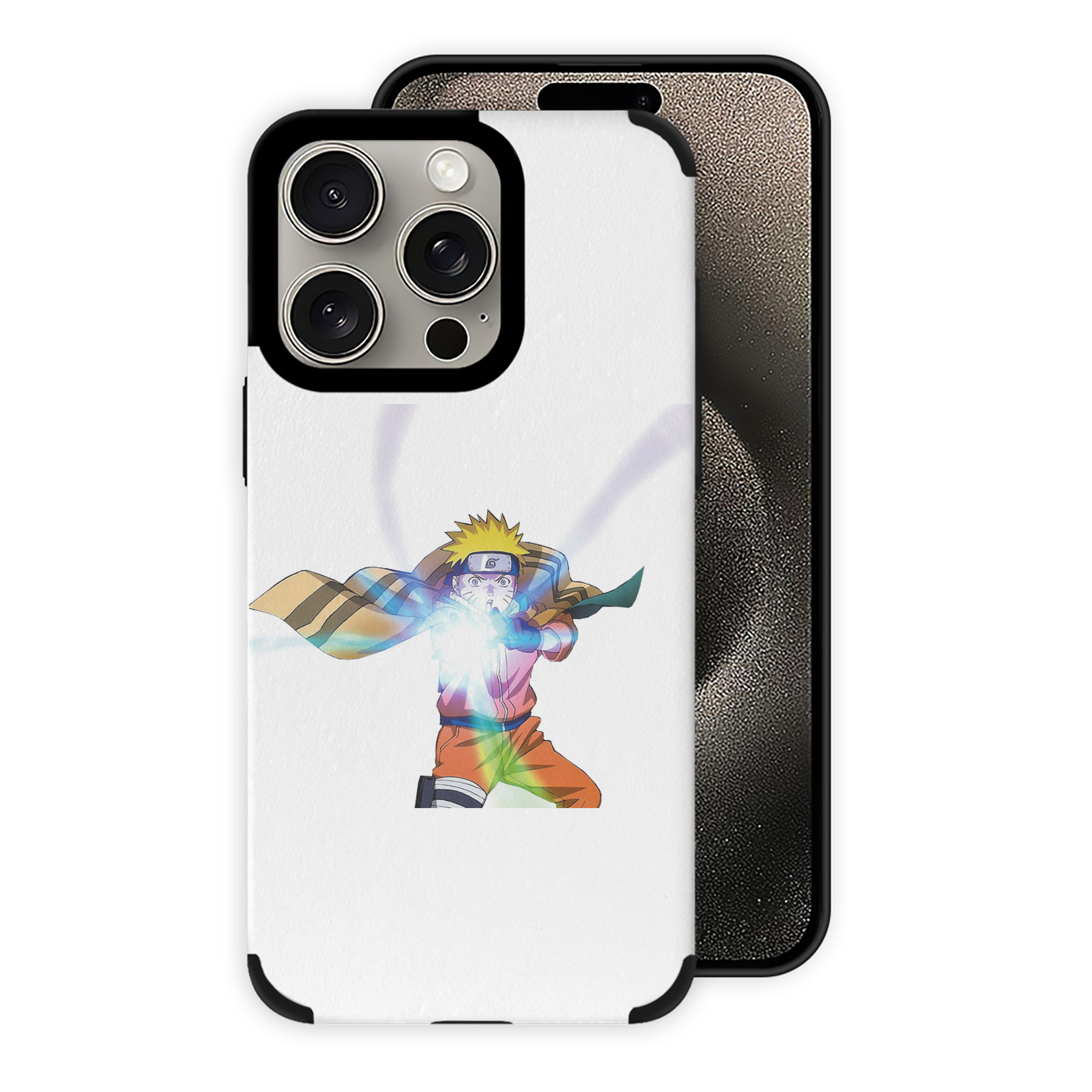 （画像用） NARUTO -ナルト- うずまき ナルト Uzumaki Naruto 【iPhone15ProMax対応】 PUレザー スマホケース 耐衝撃＆黄変防止