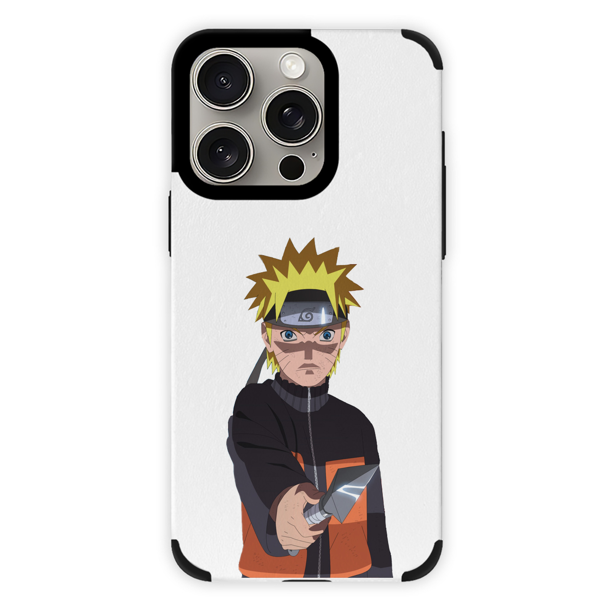 （画像用） NARUTO -ナルト- うずまき ナルト Uzumaki Naruto 【iPhone15ProMax対応】 PUレザー スマホケース 耐衝撃＆黄変防止
