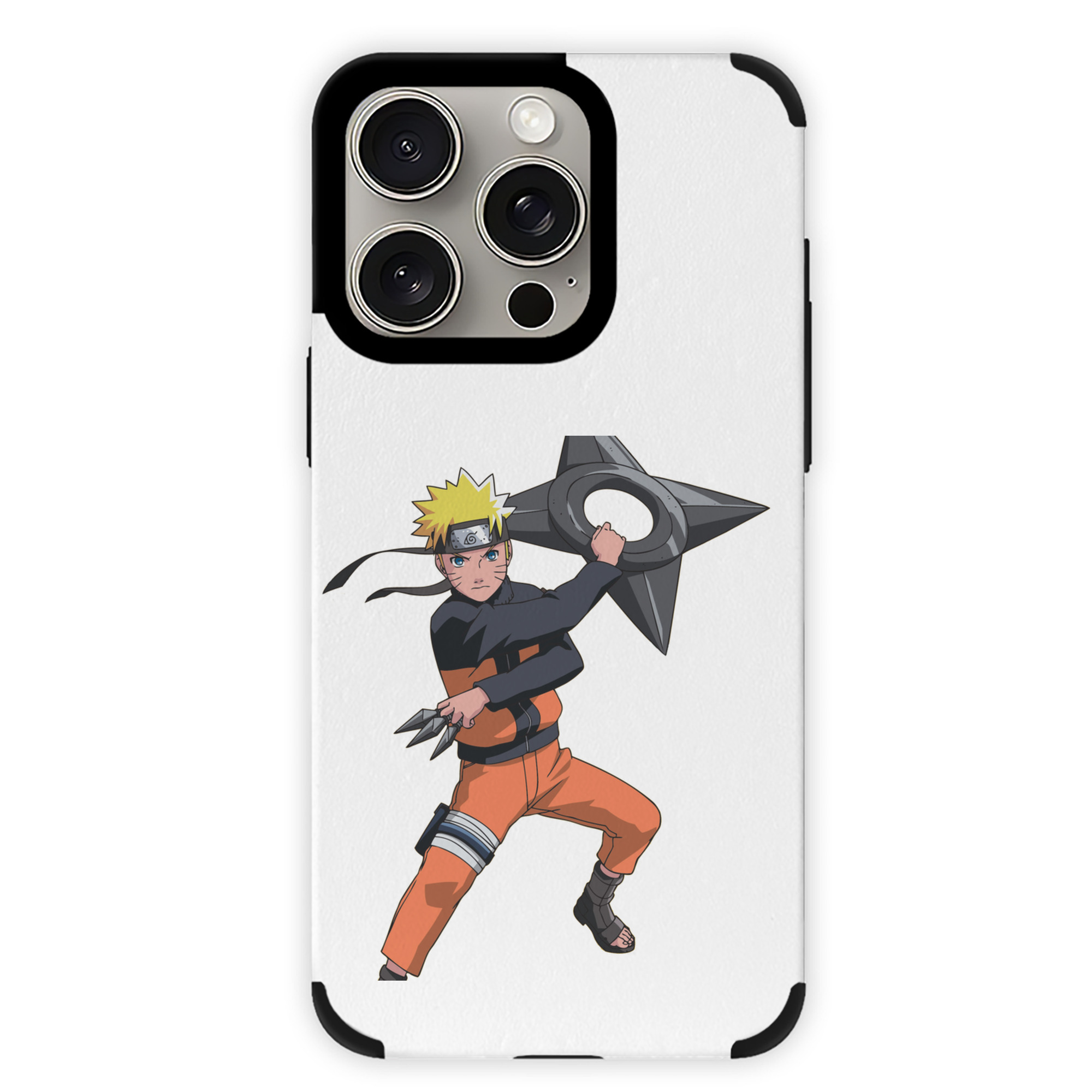 （画像用） NARUTO -ナルト- うずまき ナルト Uzumaki Naruto 【iPhone15ProMax対応】 PUレザー スマホケース 耐衝撃＆黄変防止