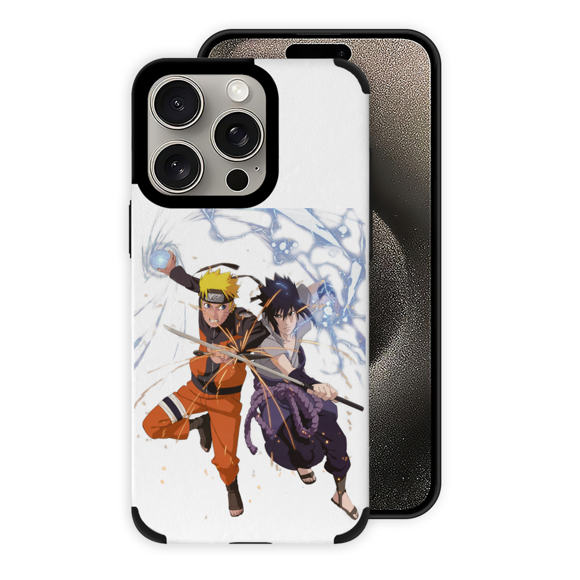 （画像用） NARUTO -ナルト- うずまき ナルト Uzumaki Naruto 【iPhone15ProMax対応】 PUレザー スマホケース 耐衝撃＆黄変防止