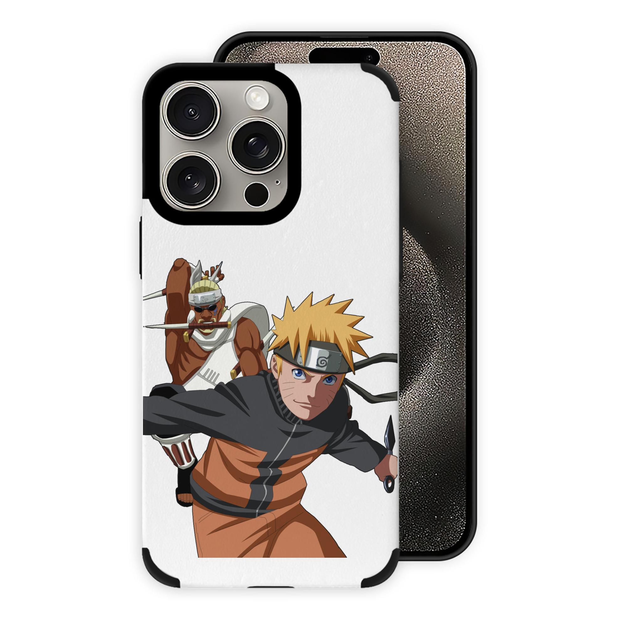 （画像用） NARUTO -ナルト- うずまき ナルト Uzumaki Naruto 【iPhone15ProMax対応】 PUレザー スマホケース 耐衝撃＆黄変防止