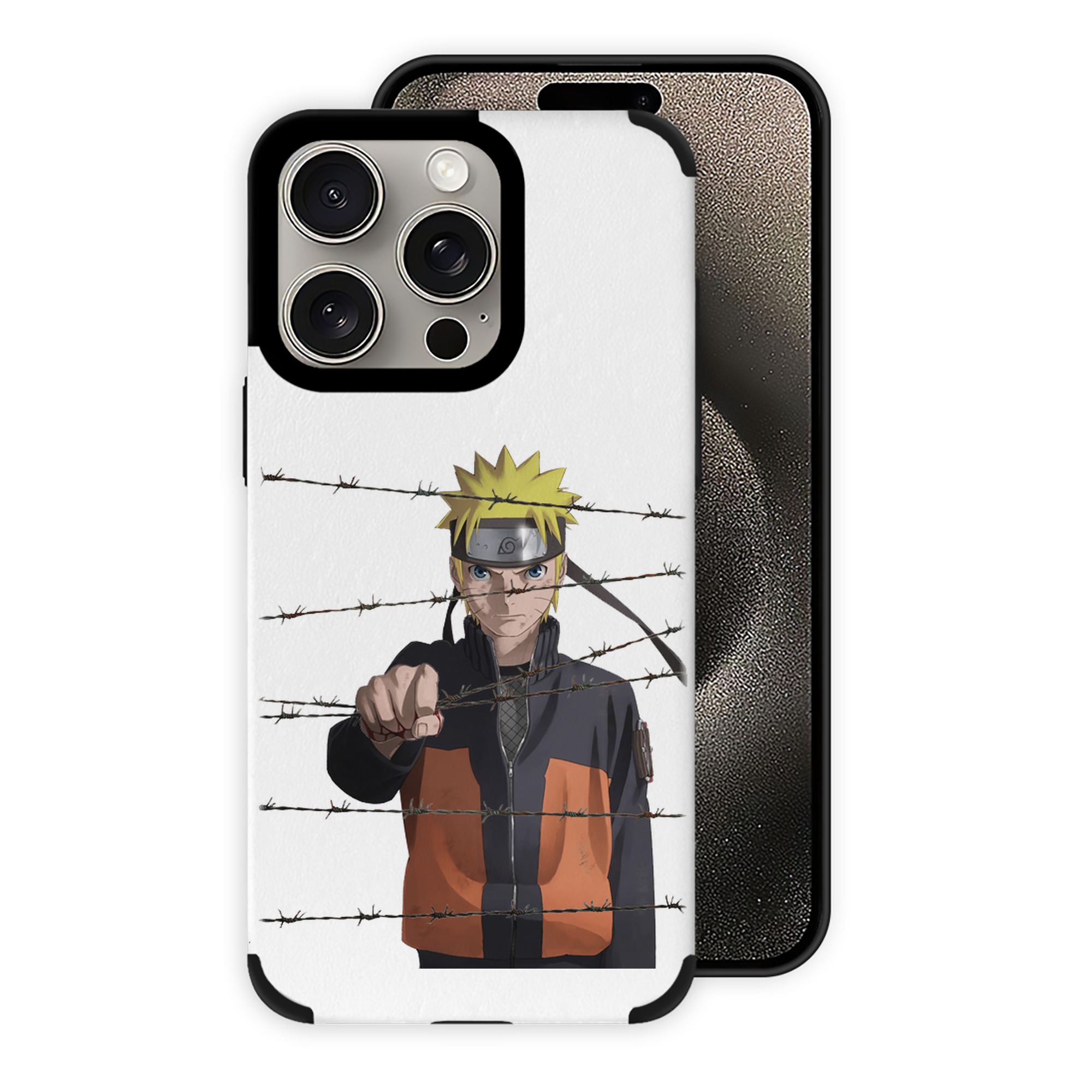 （画像用） NARUTO -ナルト- うずまき ナルト Uzumaki Naruto 【iPhone15ProMax対応】 PUレザー スマホケース 耐衝撃＆黄変防止