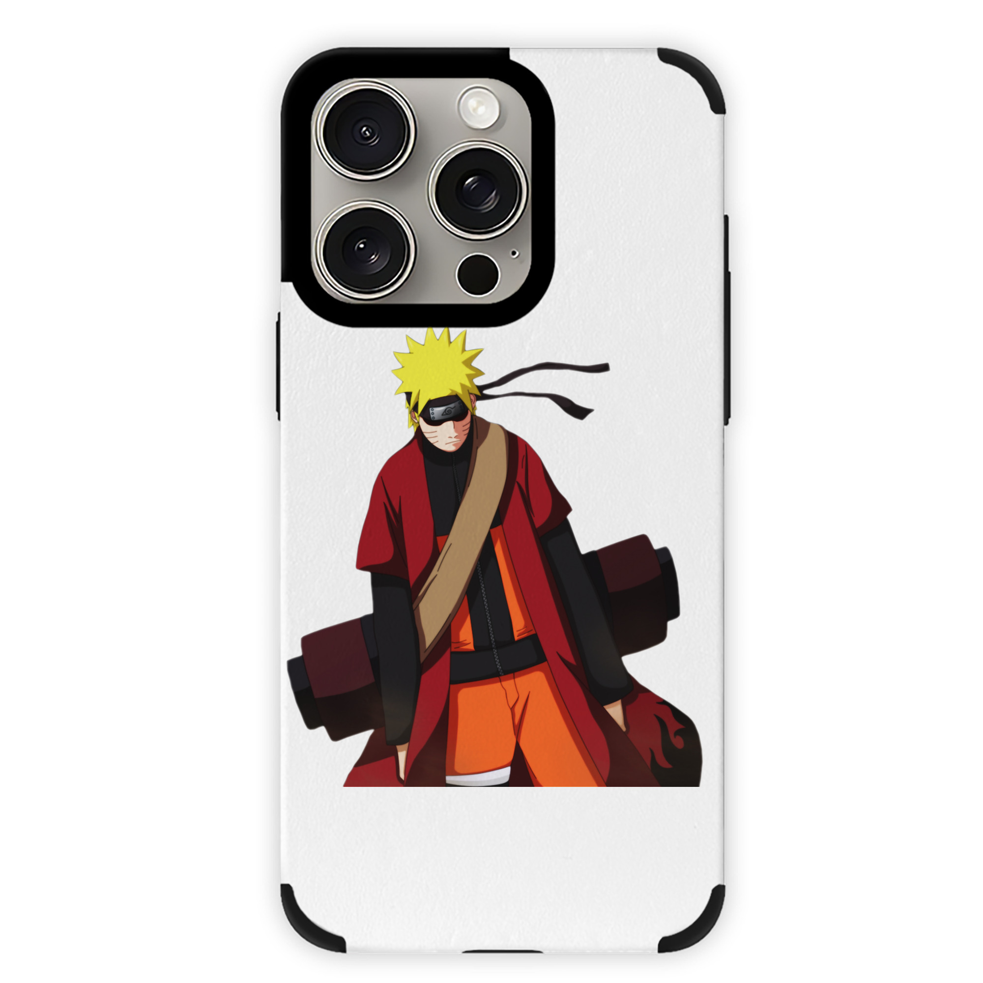 （画像用） NARUTO -ナルト- うずまき ナルト Uzumaki Naruto 【iPhone15ProMax対応】 PUレザー スマホケース 耐衝撃＆黄変防止