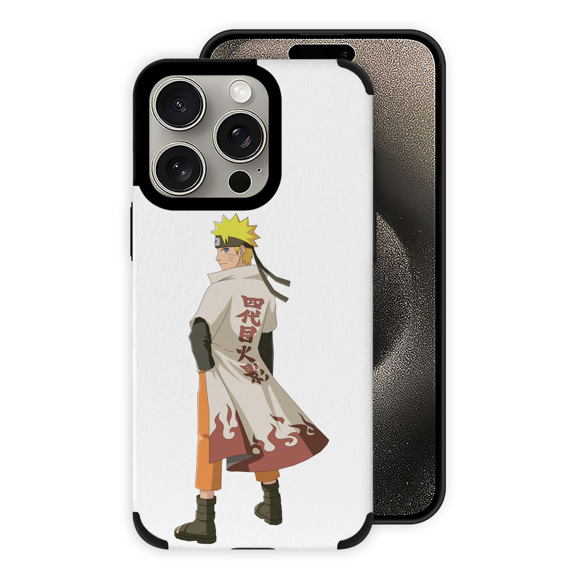 （画像用） NARUTO -ナルト- うずまき ナルト Uzumaki Naruto 【iPhone15ProMax対応】 PUレザー スマホケース 耐衝撃＆黄変防止