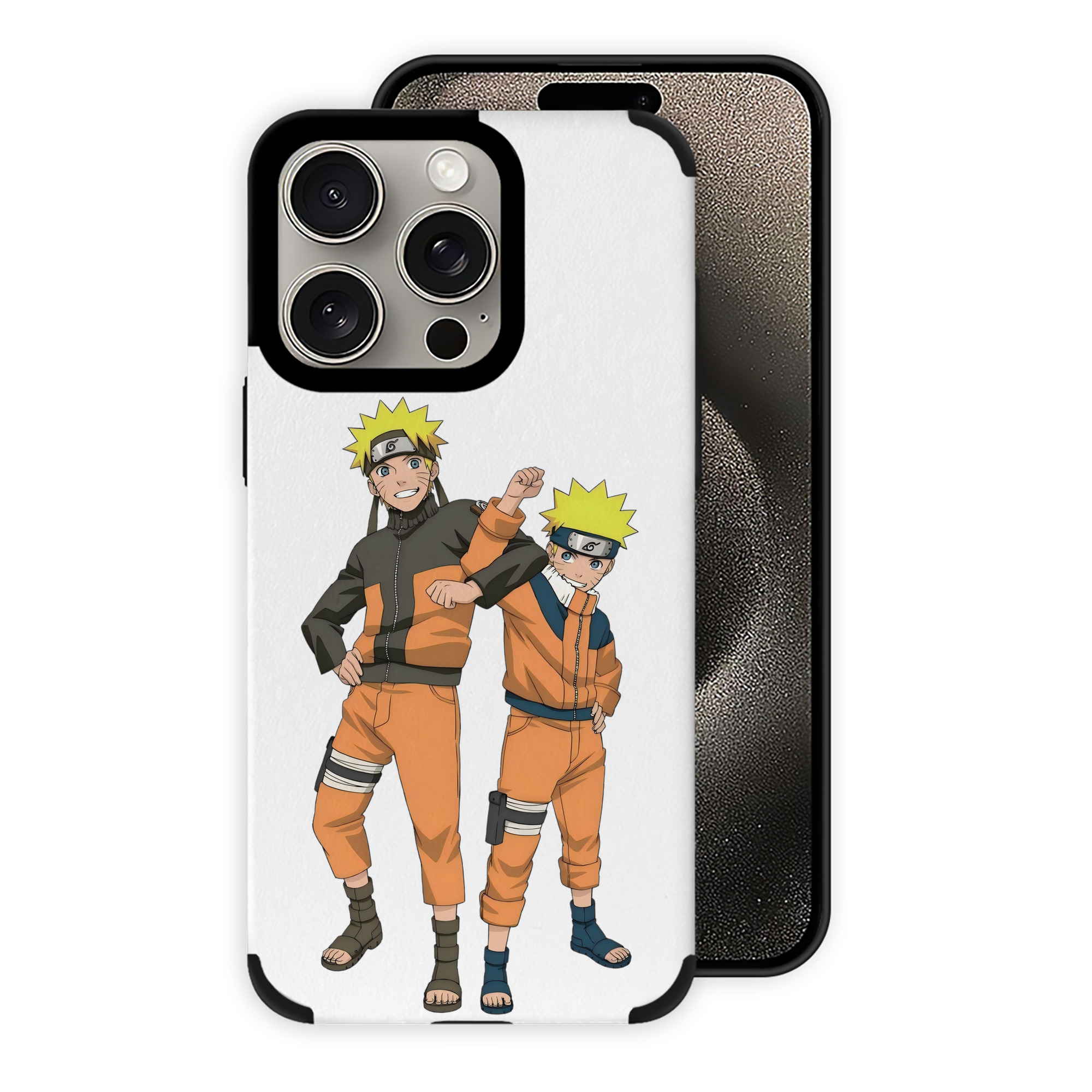 （画像用） NARUTO -ナルト- うずまき ナルト Uzumaki Naruto 【iPhone15ProMax対応】 PUレザー スマホケース 耐衝撃＆黄変防止