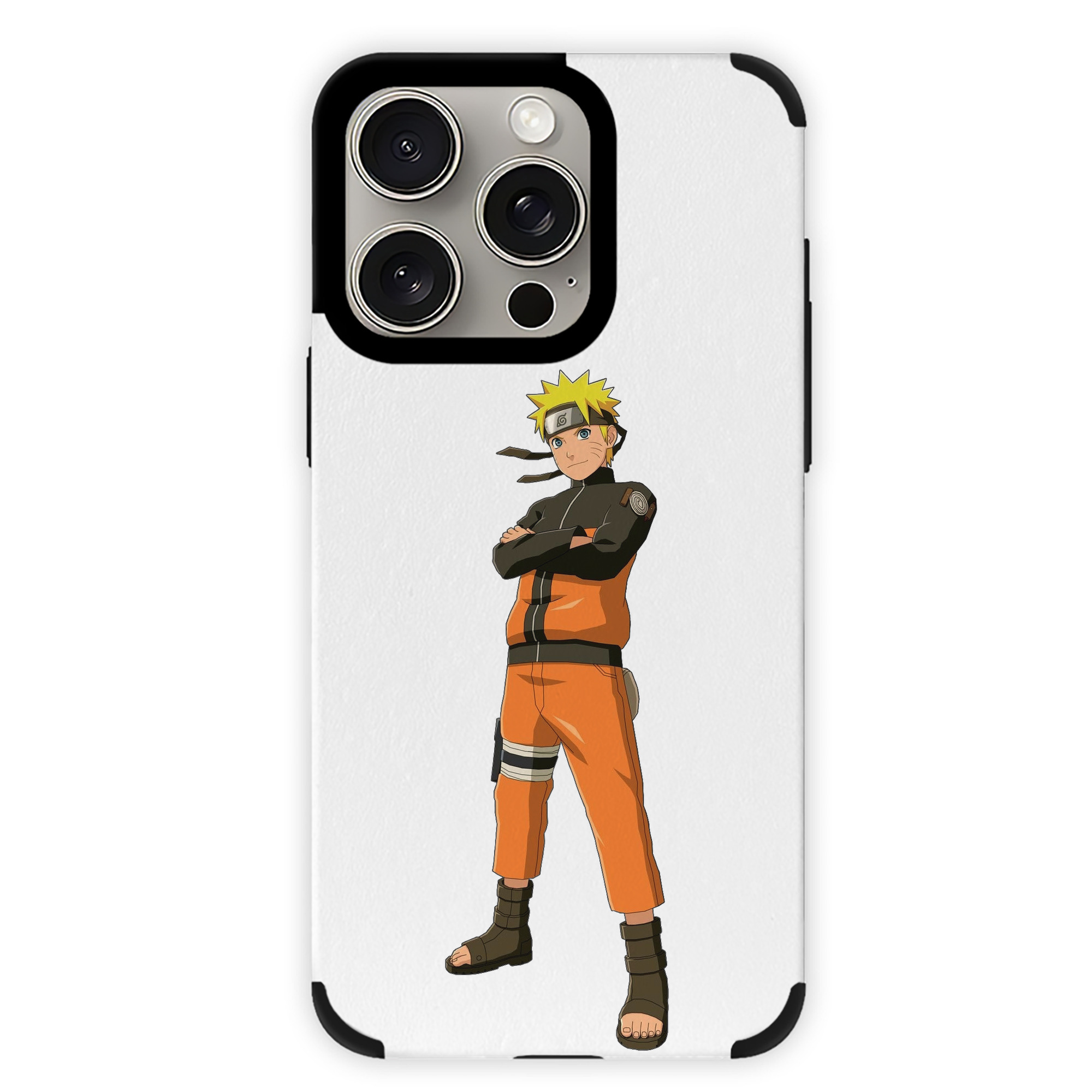 （画像用） NARUTO -ナルト- うずまき ナルト Uzumaki Naruto 【iPhone15ProMax対応】 PUレザー スマホケース 耐衝撃＆黄変防止
