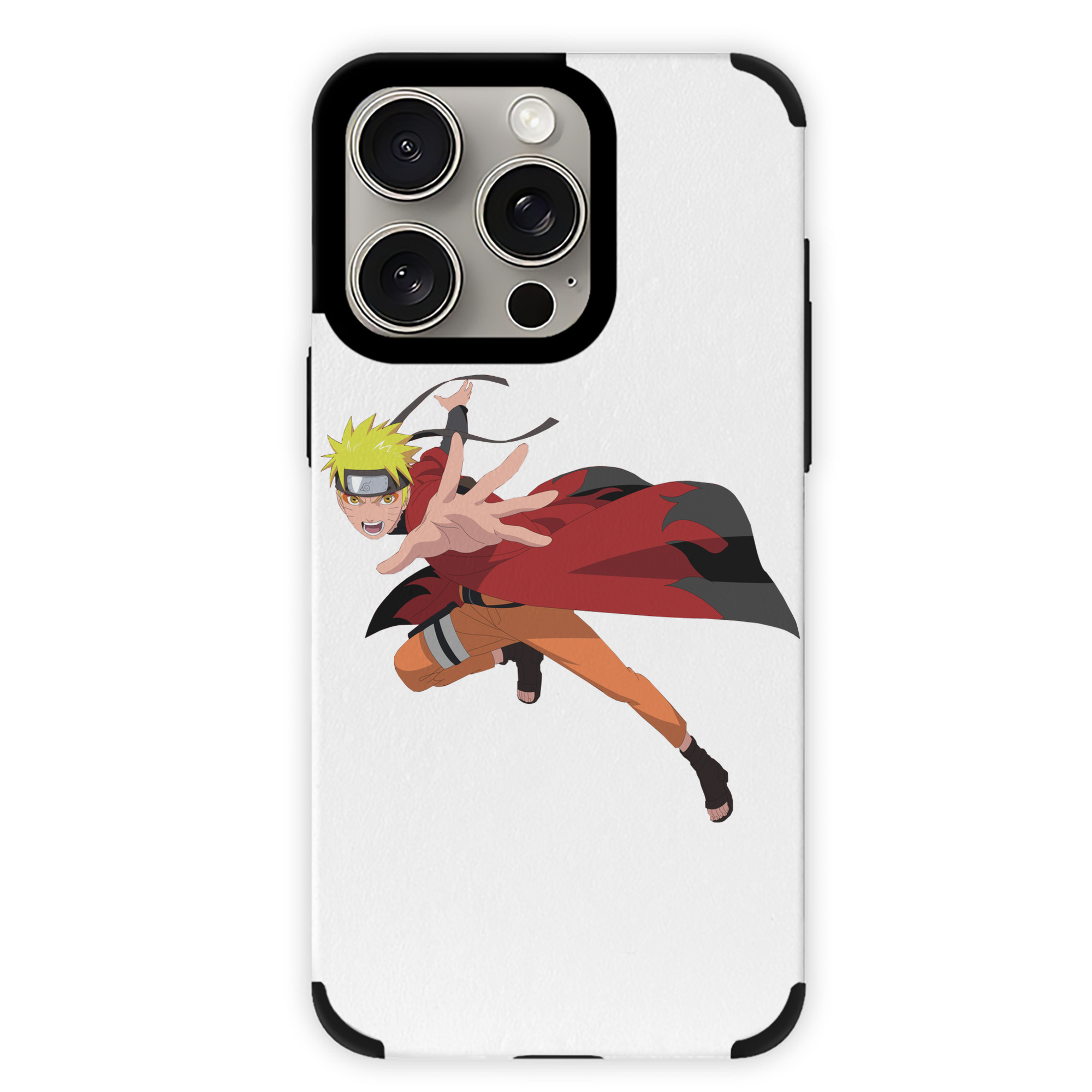（画像用） NARUTO -ナルト- うずまき ナルト Uzumaki Naruto 【iPhone15ProMax対応】 PUレザー スマホケース 耐衝撃＆黄変防止