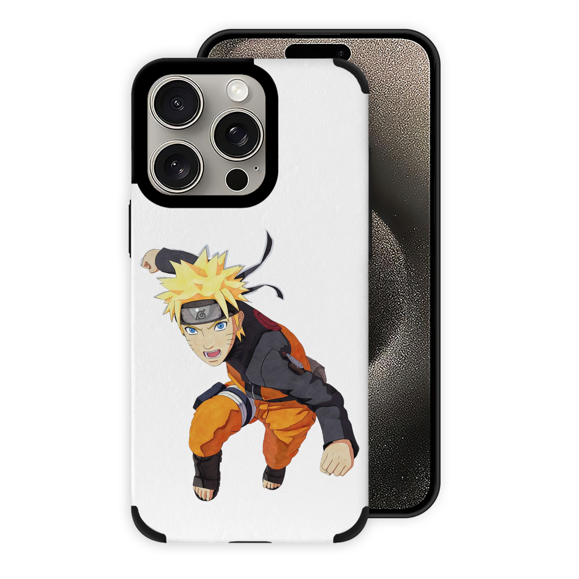 （画像用） NARUTO -ナルト- うずまき ナルト Uzumaki Naruto 【iPhone15ProMax対応】 PUレザー スマホケース 耐衝撃＆黄変防止