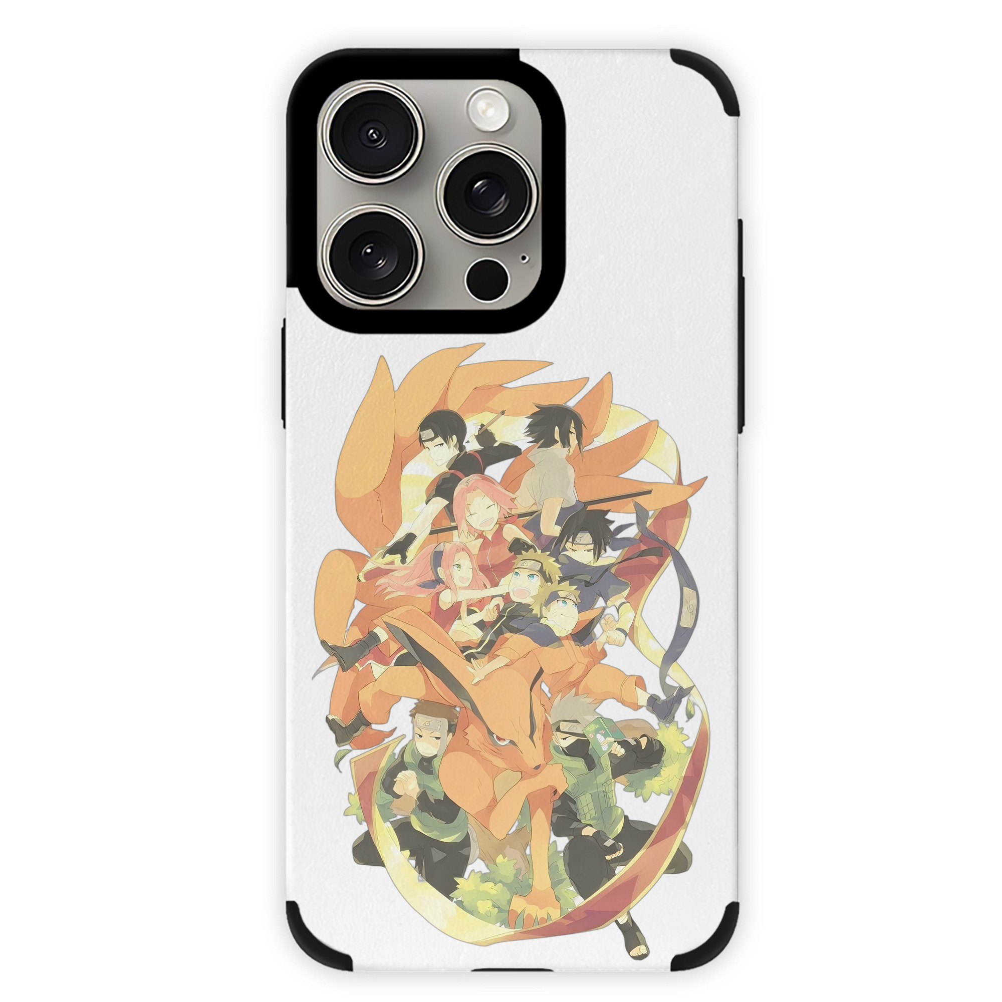 （画像用） NARUTO -ナルト- うずまき ナルト Uzumaki Naruto 【iPhone15ProMax対応】 PUレザー スマホケース 耐衝撃＆黄変防止