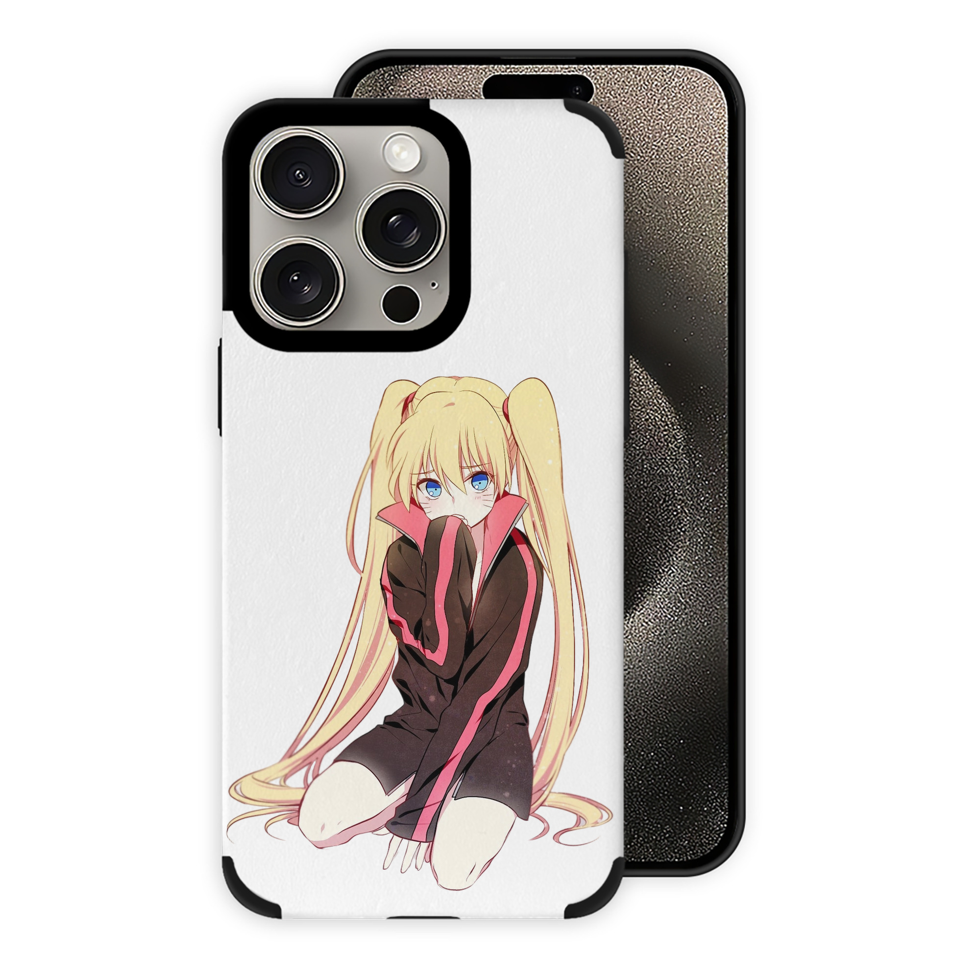 （画像用） NARUTO -ナルト- うずまき ナルト Uzumaki Naruto 【iPhone15ProMax対応】 PUレザー スマホケース 耐衝撃＆黄変防止