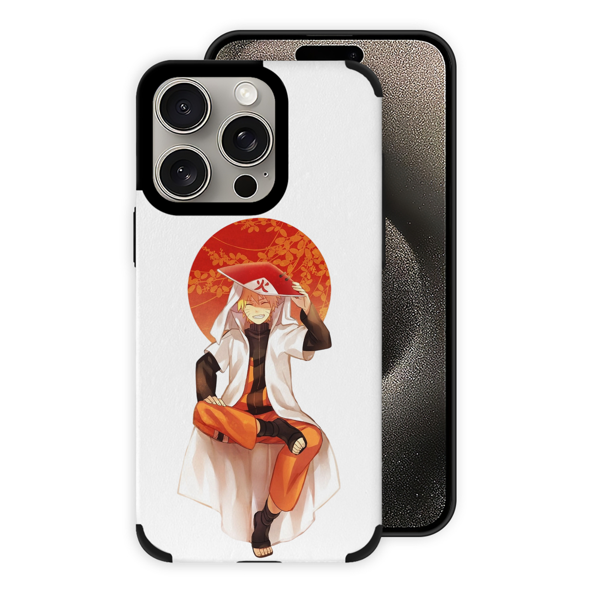 （画像用） NARUTO -ナルト- うずまき ナルト Uzumaki Naruto 【iPhone15ProMax対応】 PUレザー スマホケース 耐衝撃＆黄変防止