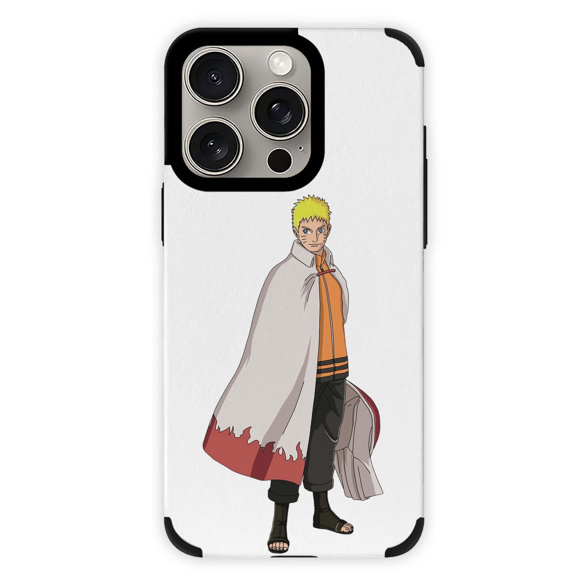 （画像用） NARUTO -ナルト- うずまき ナルト Uzumaki Naruto 【iPhone15ProMax対応】 PUレザー スマホケース 耐衝撃＆黄変防止