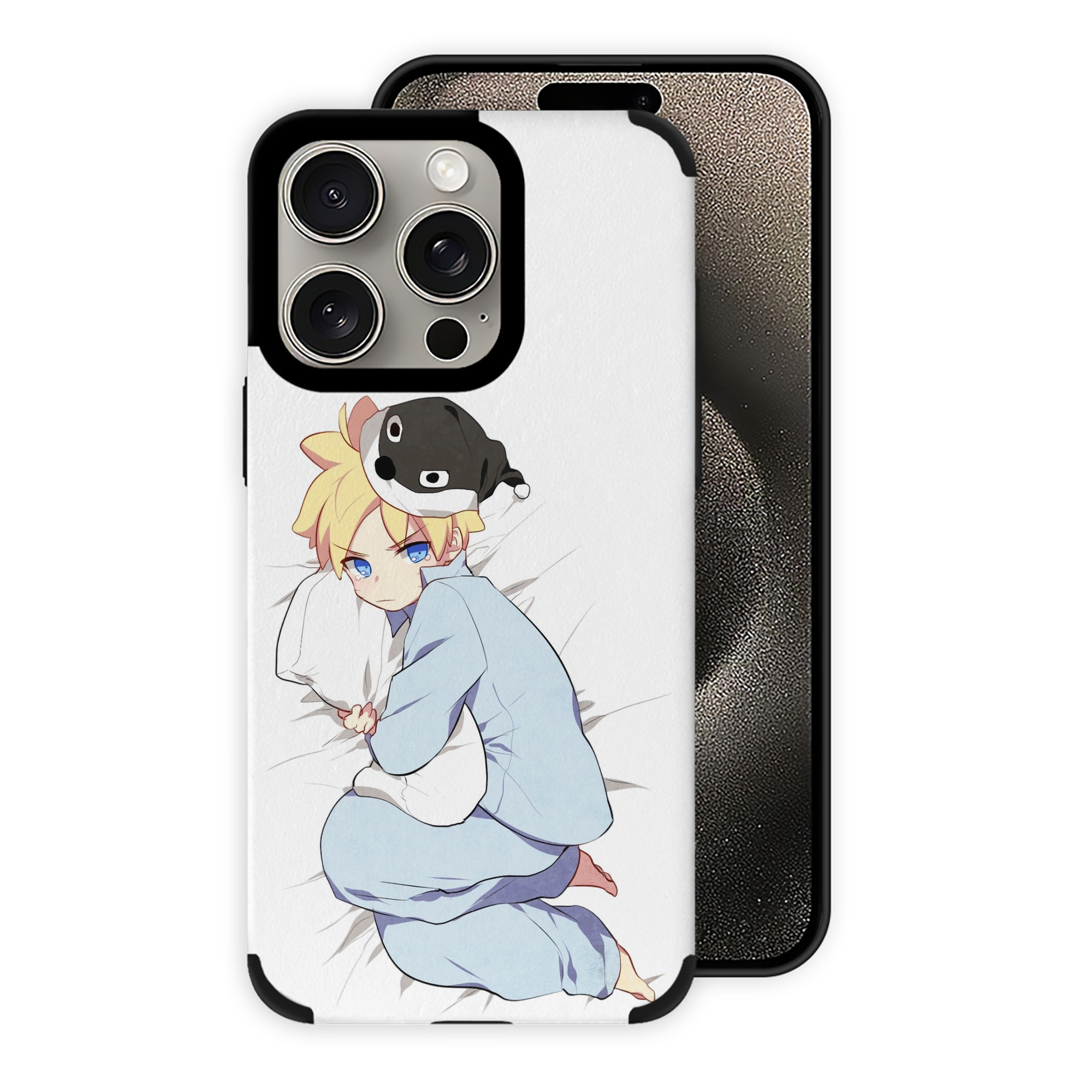 （画像用） NARUTO -ナルト- うずまき ナルト Uzumaki Naruto 【iPhone15ProMax対応】 PUレザー スマホケース 耐衝撃＆黄変防止