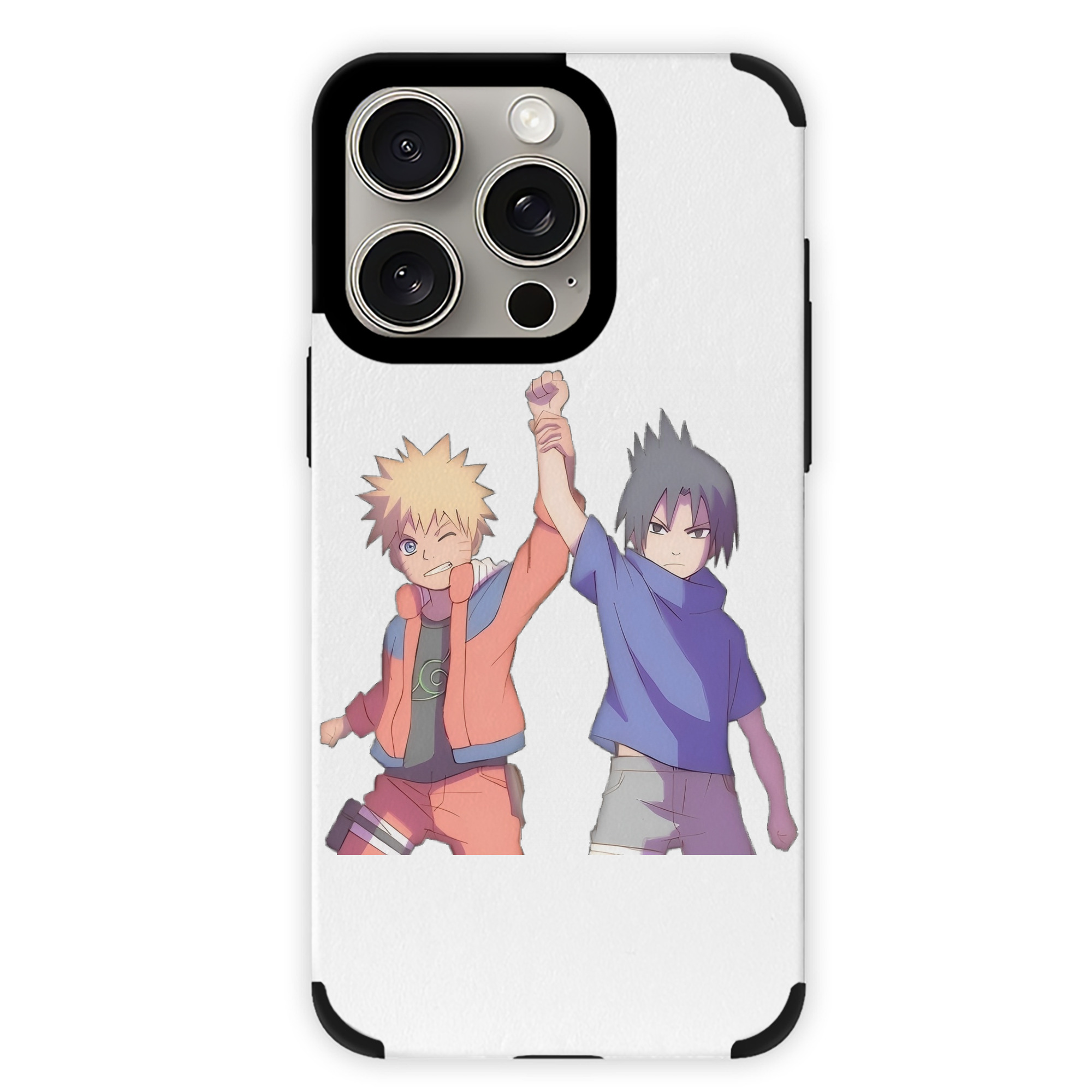 （画像用） NARUTO -ナルト- うちは サスケ Uchiha Sasuke 【iPhone15ProMax対応】 PUレザー スマホケース 耐衝撃＆黄変防止