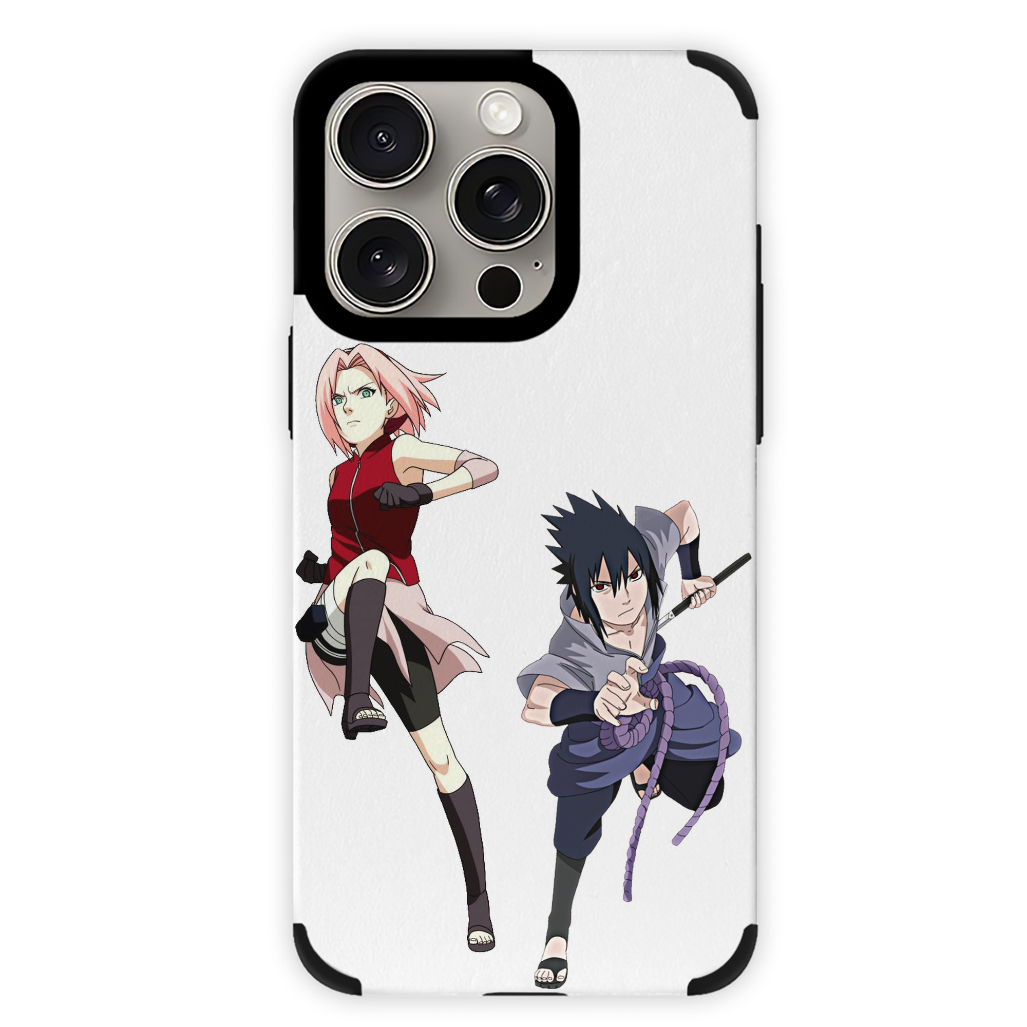 （画像用） NARUTO -ナルト- 春野サクラ Haruno Sakura 【iPhone15ProMax対応】 PUレザー スマホケース 耐衝撃＆黄変防止