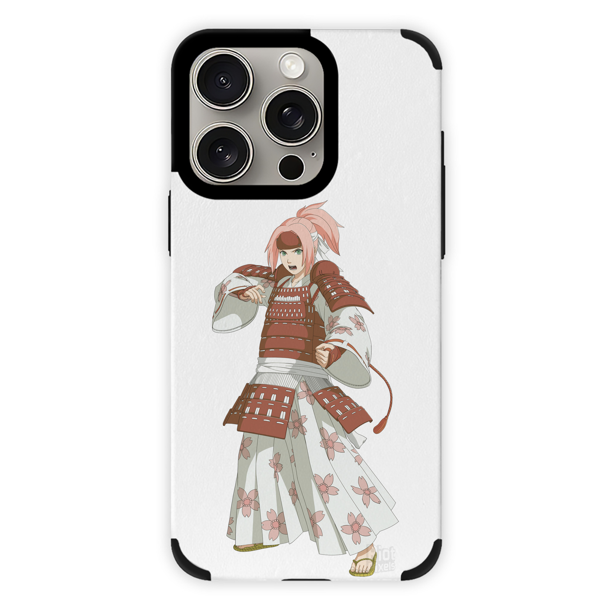 （画像用） NARUTO -ナルト- 春野サクラ Haruno Sakura 【iPhone15ProMax対応】 PUレザー スマホケース 耐衝撃＆黄変防止