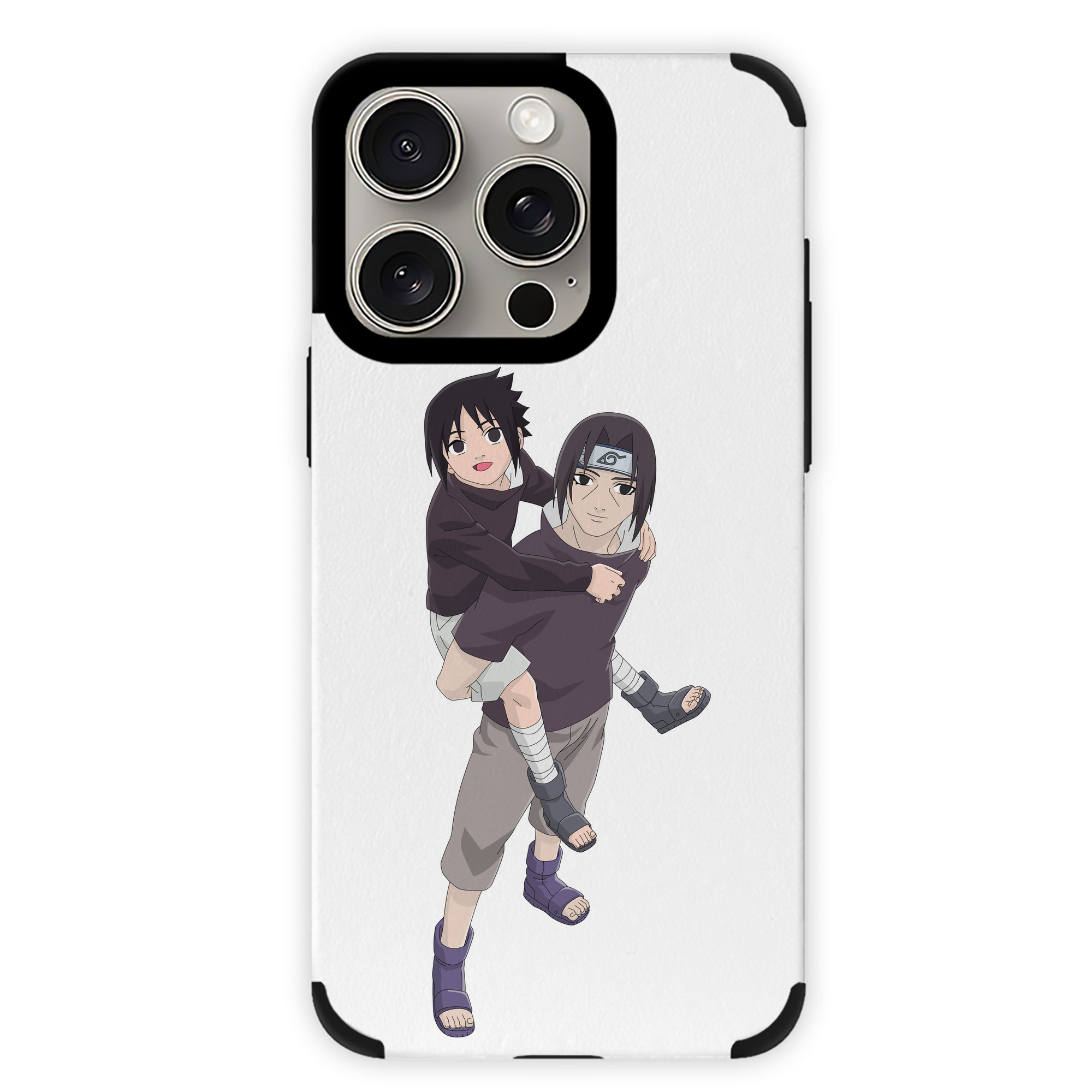 （画像用） NARUTO -ナルト- うちは イタチ Uchiha Itachi 【iPhone15ProMax対応】 PUレザー スマホケース 耐衝撃＆黄変防止