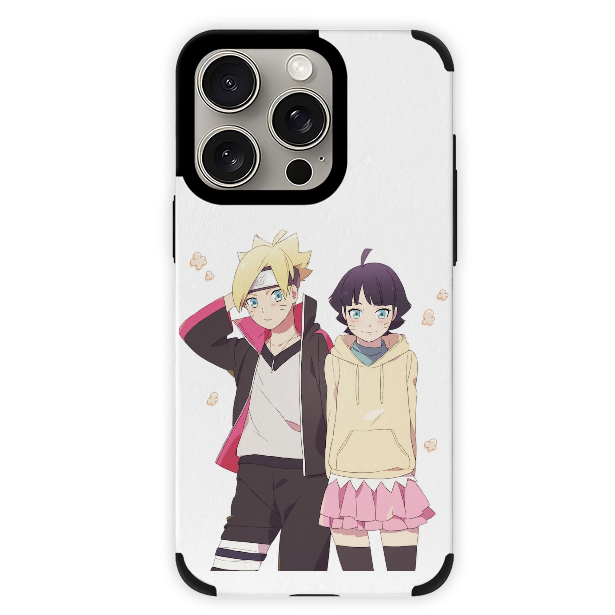 （画像用） NARUTO -ナルト- うずまき ボルト Uzumaki Boruto 【iPhone15ProMax対応】 PUレザー スマホケース 耐衝撃＆黄変防止