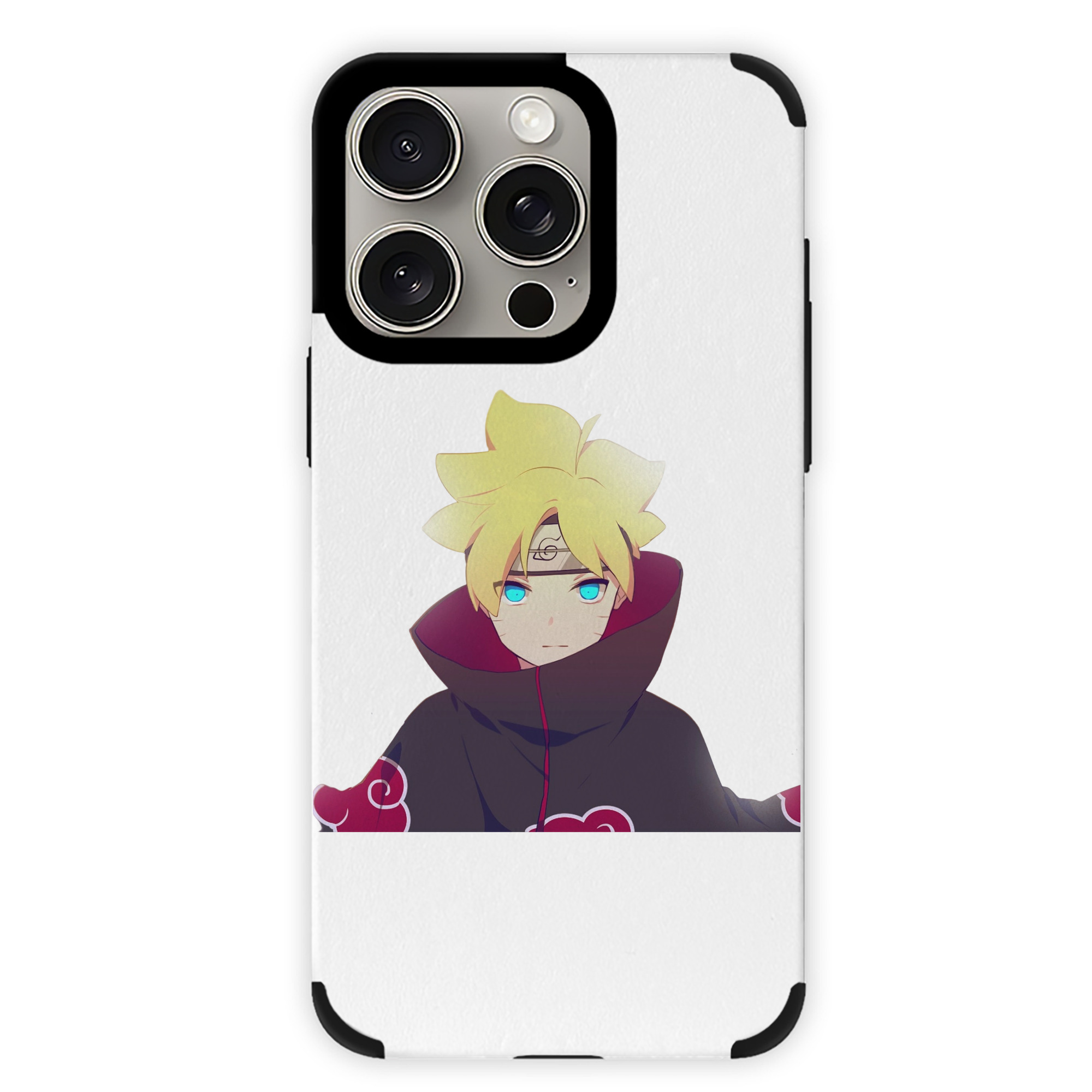 （画像用） NARUTO -ナルト- うずまき ボルト Uzumaki Boruto 【iPhone15ProMax対応】 PUレザー スマホケース 耐衝撃＆黄変防止