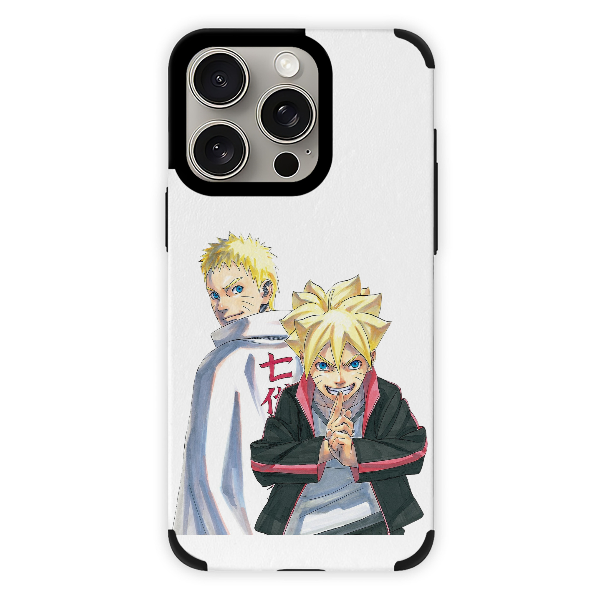 （画像用） NARUTO -ナルト- うずまき ボルト Uzumaki Boruto 【iPhone15ProMax対応】 PUレザー スマホケース 耐衝撃＆黄変防止