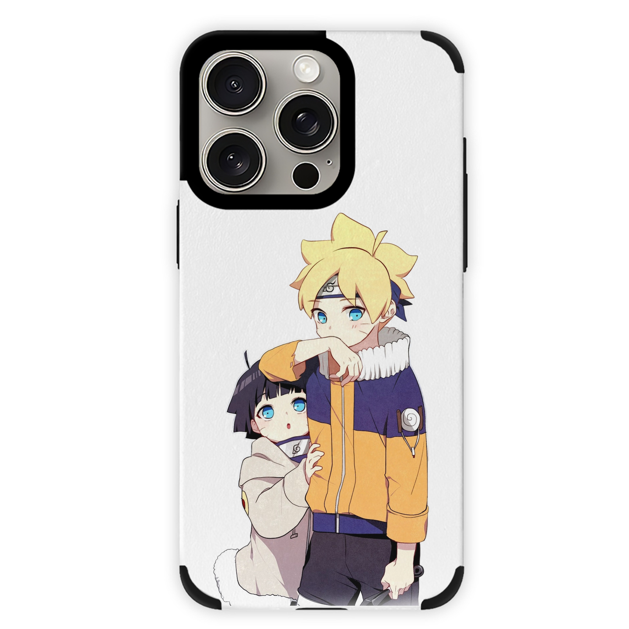 （画像用） NARUTO -ナルト- うずまき ボルト Uzumaki Boruto 【iPhone15ProMax対応】 PUレザー スマホケース 耐衝撃＆黄変防止