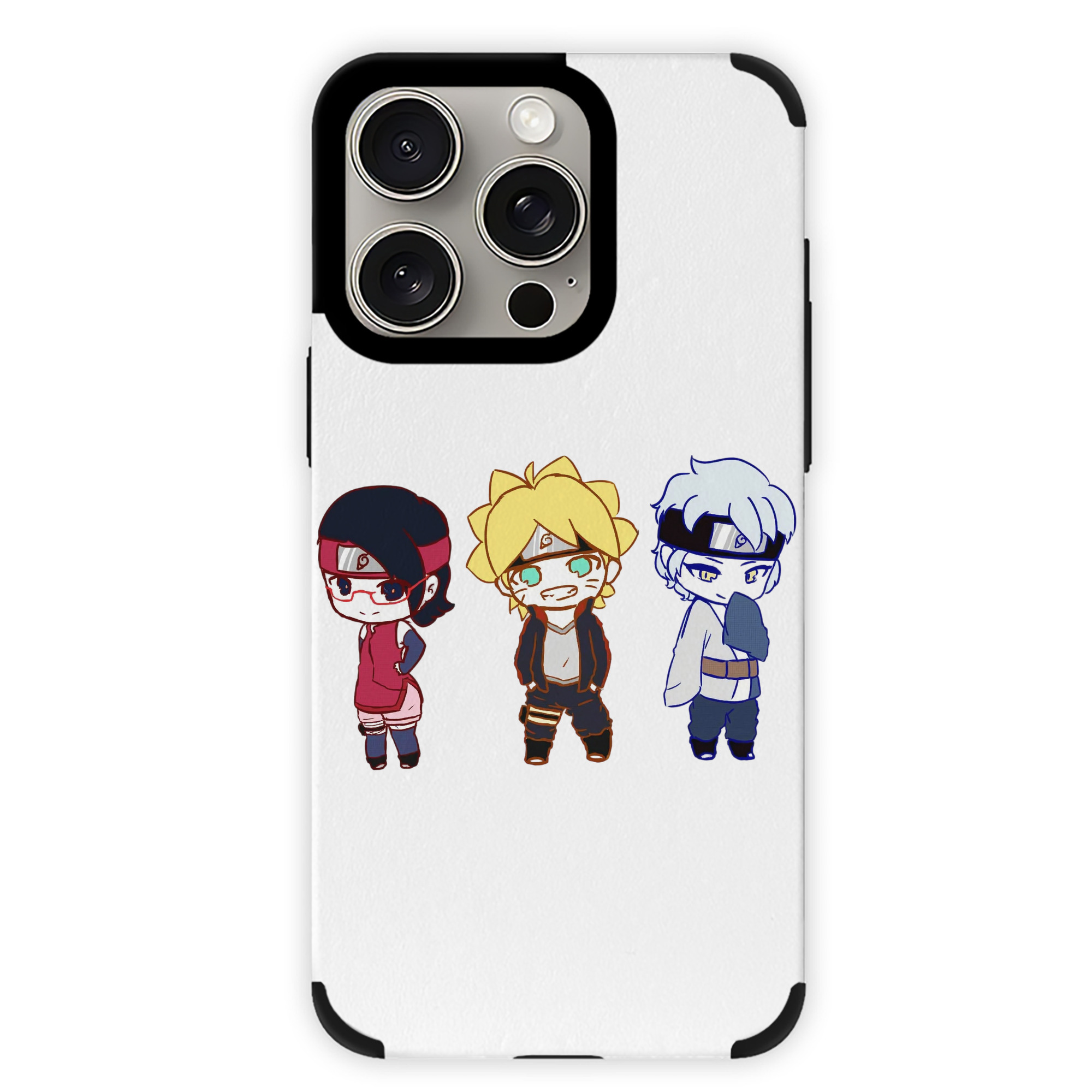 （画像用） NARUTO -ナルト- うずまき ボルト Uzumaki Boruto 【iPhone15ProMax対応】 PUレザー スマホケース 耐衝撃＆黄変防止