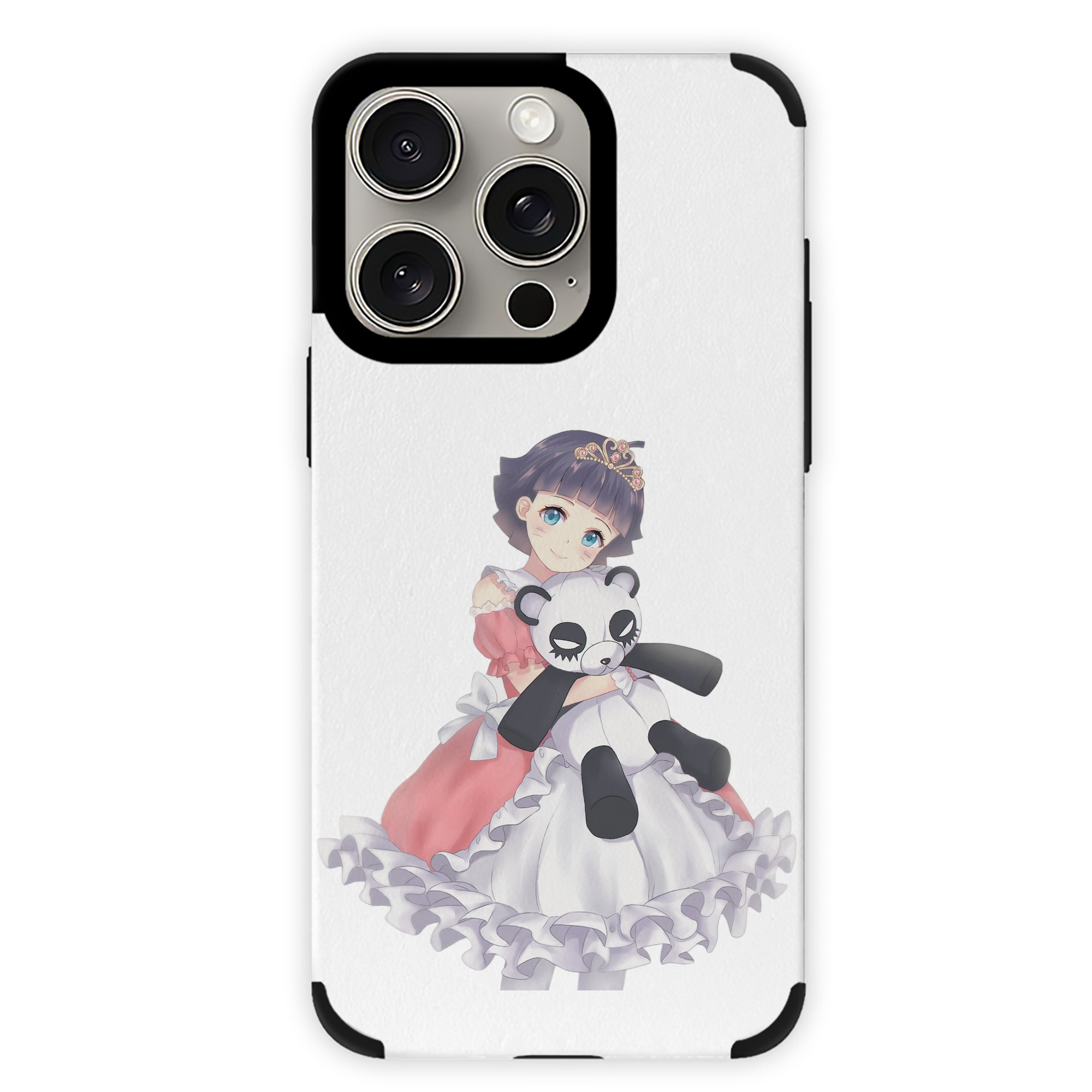 （画像用） NARUTO -ナルト- うずまき ヒマワリ Uzumaki Himawari 【iPhone15ProMax対応】 PUレザー スマホケース 耐衝撃＆黄変防止