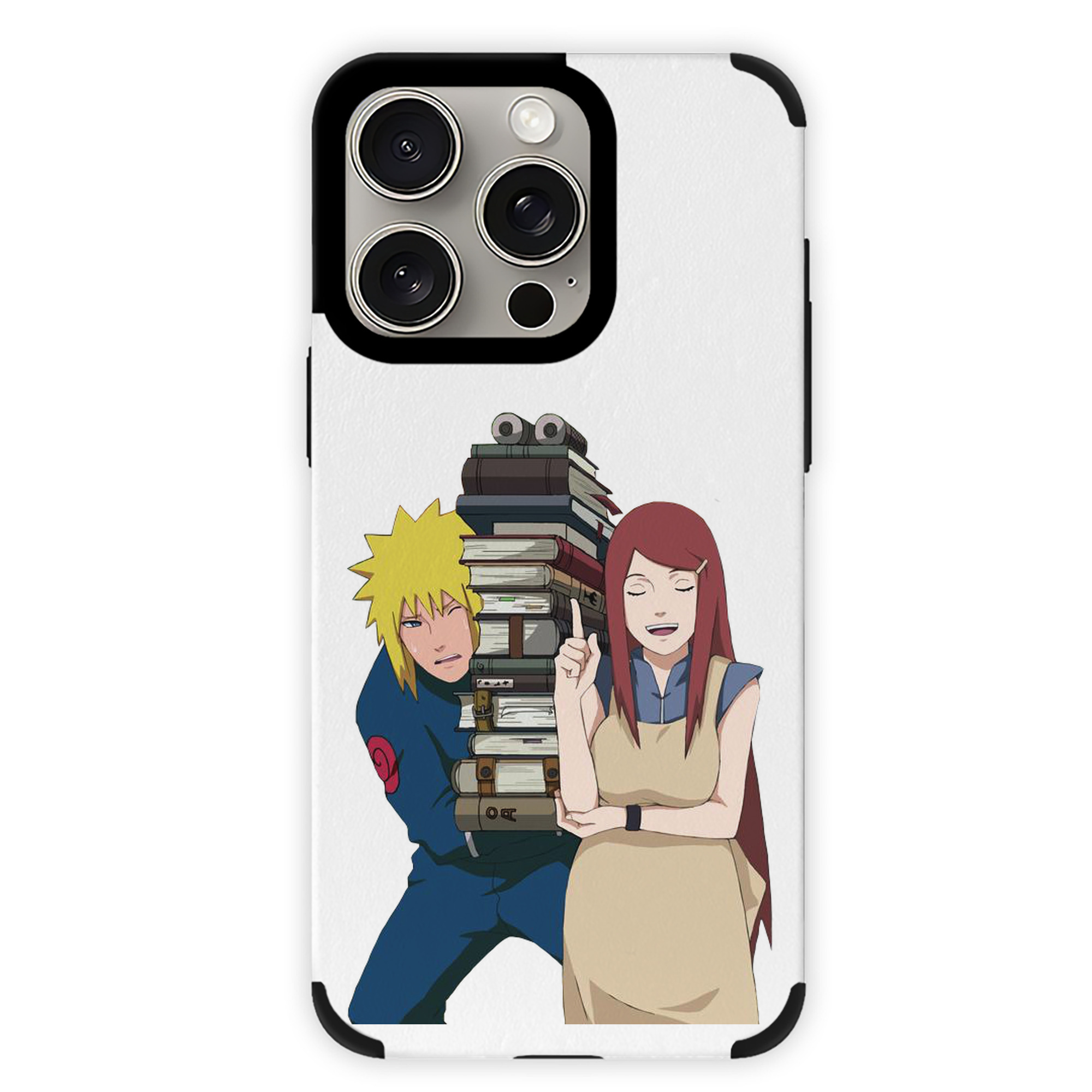 （画像用） NARUTO -ナルト- 波風 ミナト Namikaze Minato 【iPhone15ProMax対応】 PUレザー スマホケース 耐衝撃＆黄変防止