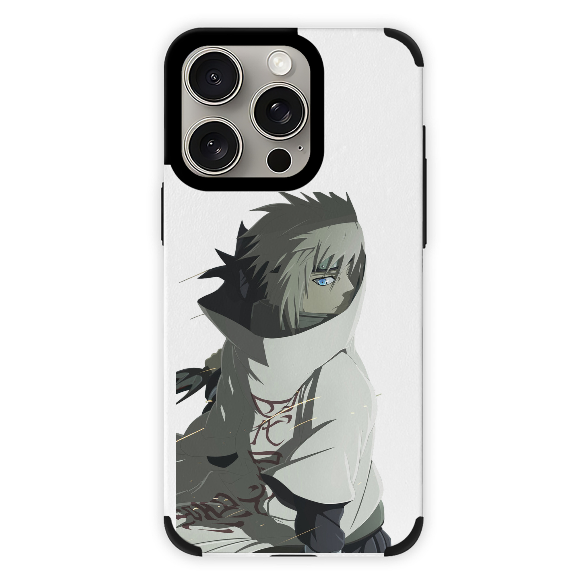 （画像用） NARUTO -ナルト- 波風 ミナト Namikaze Minato 【iPhone15ProMax対応】 PUレザー スマホケース 耐衝撃＆黄変防止