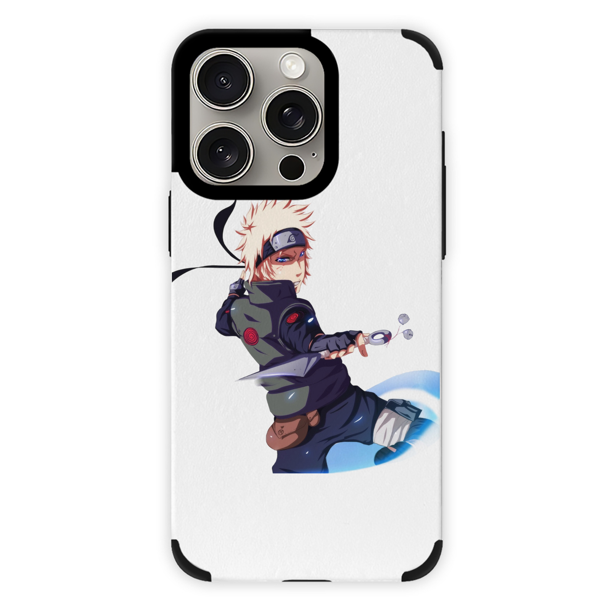 （画像用） NARUTO -ナルト- 波風 ミナト Namikaze Minato 【iPhone15ProMax対応】 PUレザー スマホケース 耐衝撃＆黄変防止